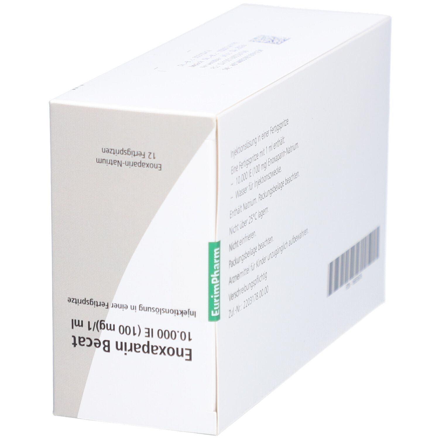 Enoxaparin Becat 10.000 I.E. 100 mg/1 ml