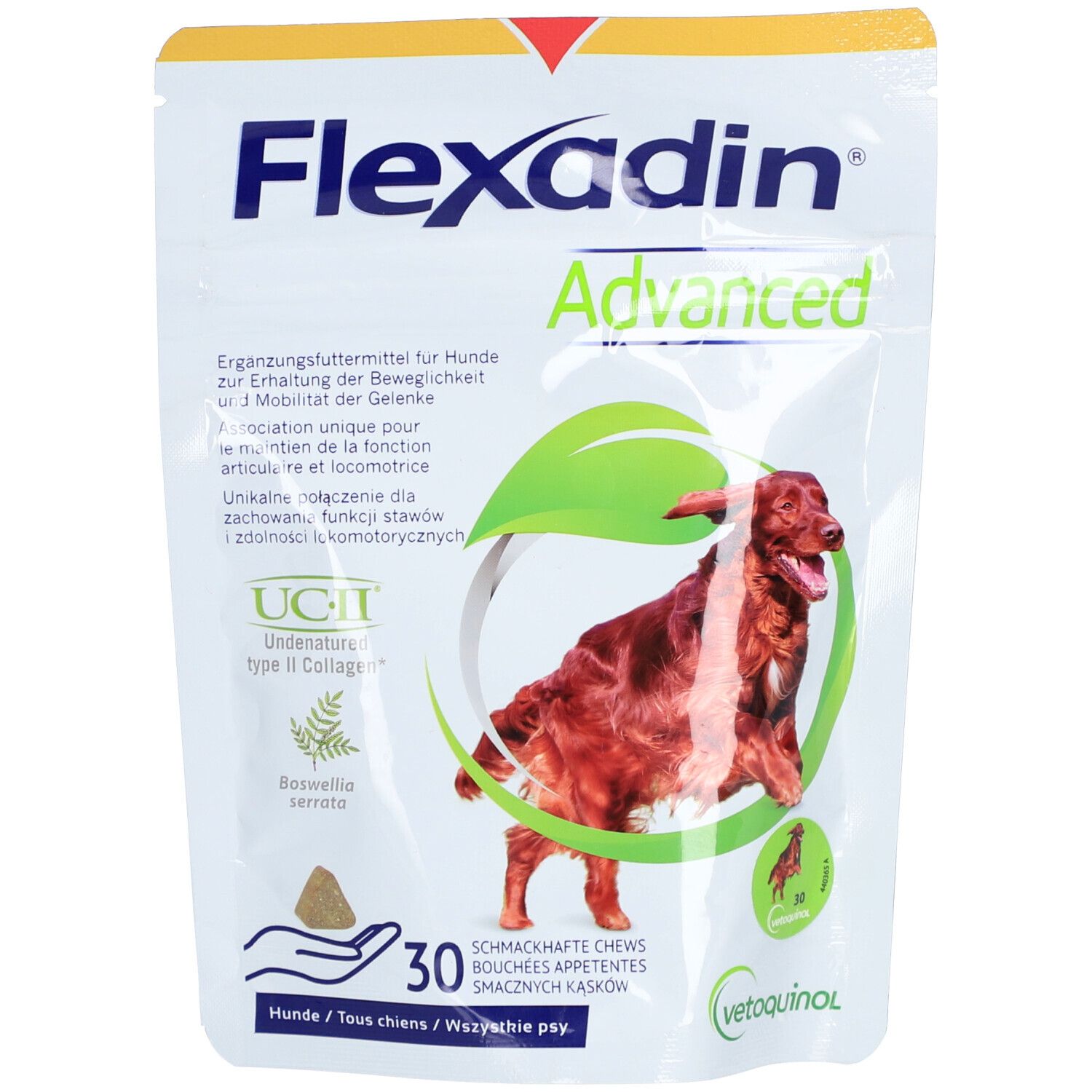 Flexadin Advanced Chews Diät-Erg.-Futterm.f.Hunde 1x30 St Kautabletten