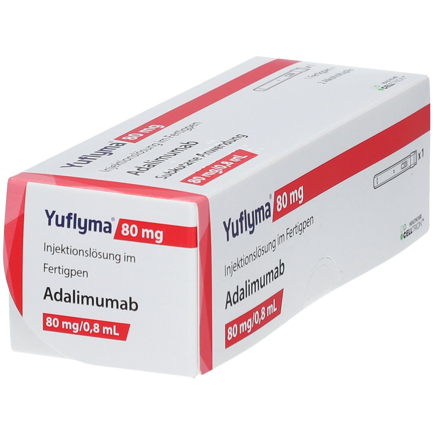 Yuflyma 80 mg/0,8 ml Inj.-Lösung im Fertigpen 1 St Injektionslösung