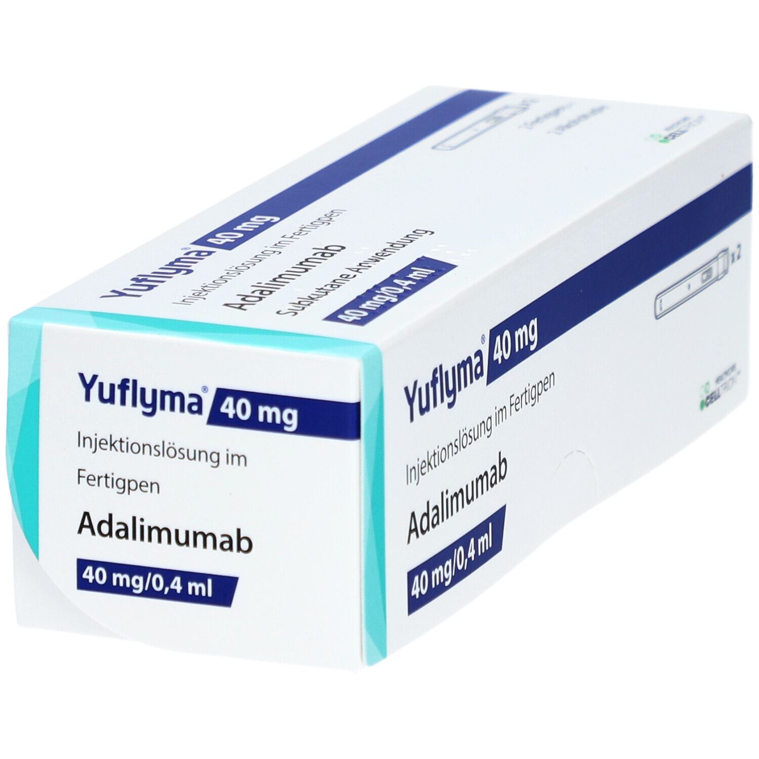 Yuflyma 40 mg/0,4 ml Inj.-Lösung im Fertigpen 2 St Injektionslösung