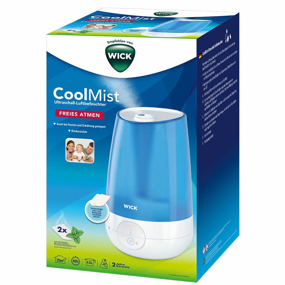 WICK CoolMist Ultraschall-Luftbefeuchter