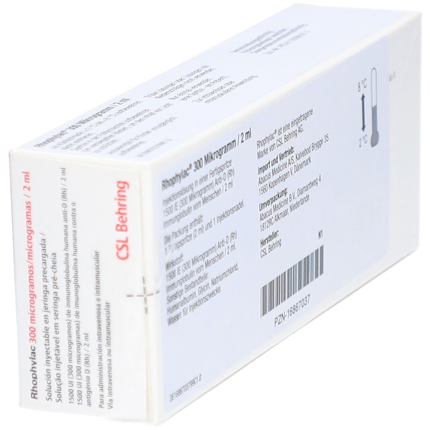 RHOPHYLAC 300 µg/2 ml Injektionslsg.in Fertigspr.