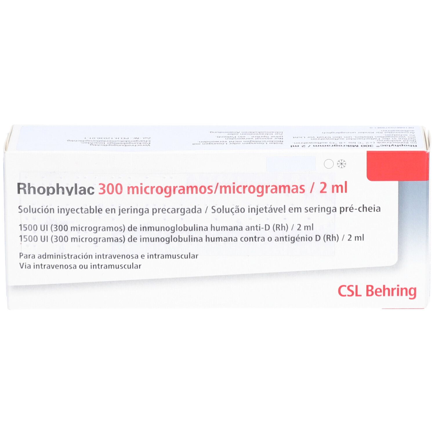 RHOPHYLAC 300 µg/2 ml Injektionslsg.in Fertigspr.