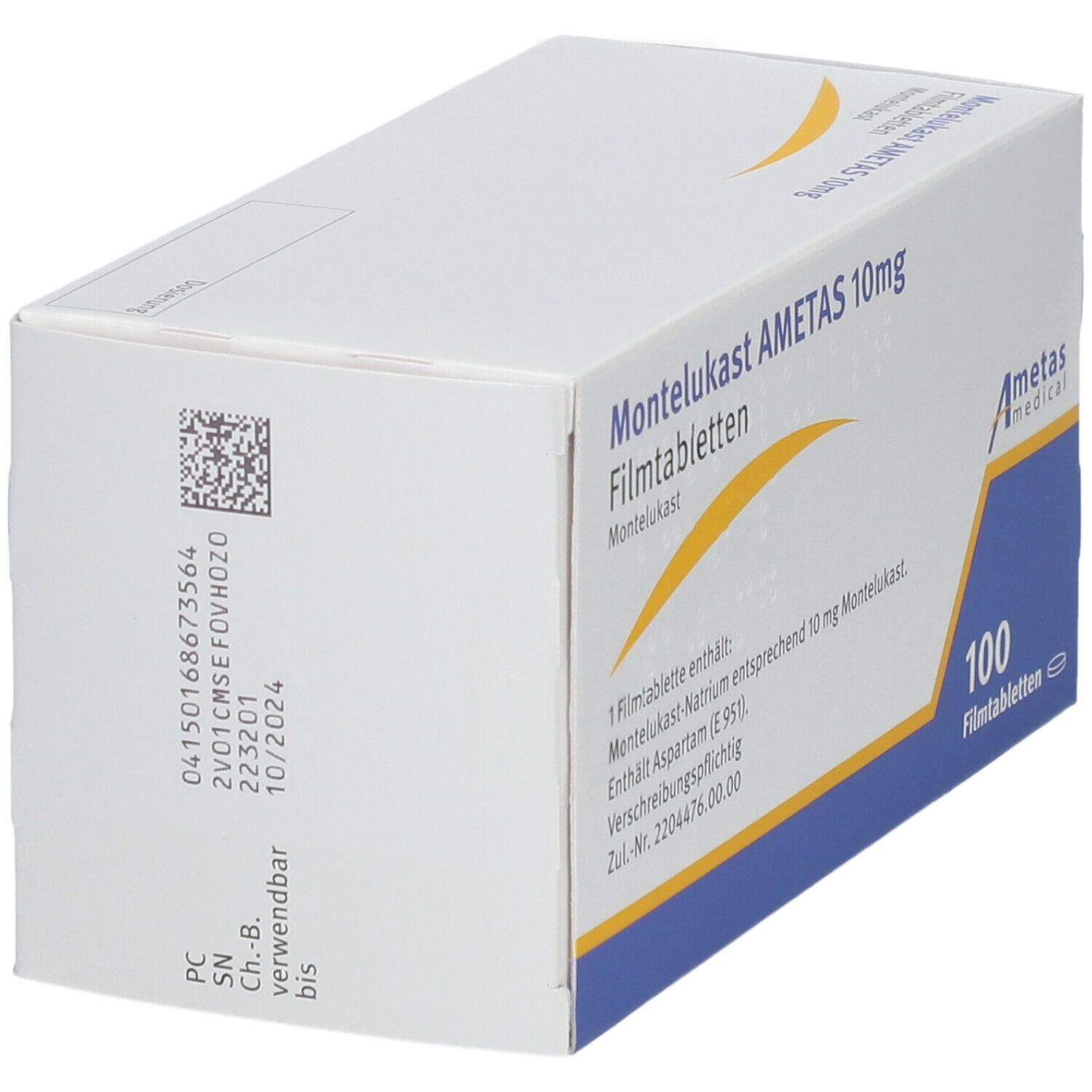 Montelukast Aristo 10 mg Filmtabletten 100 St