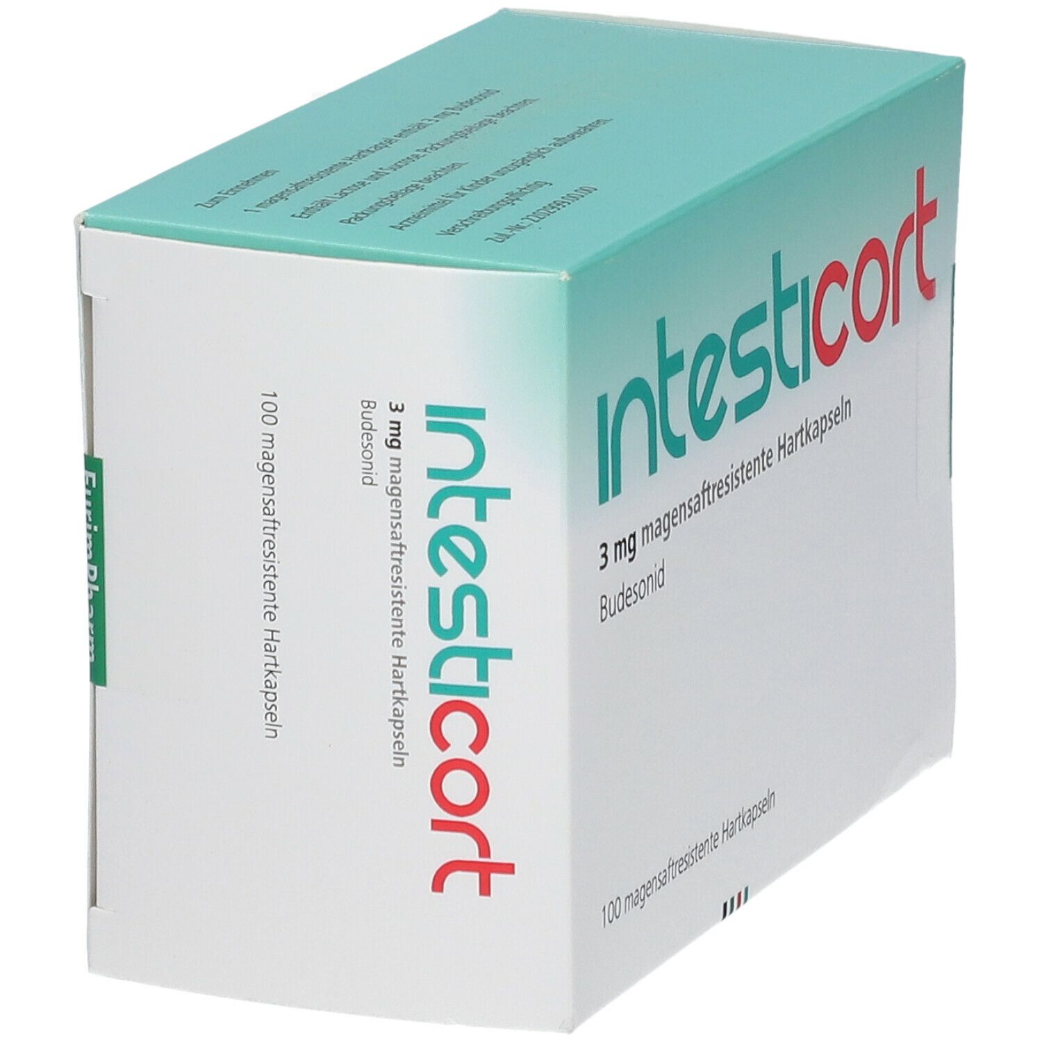 Intesticort 3 mg magensaftresistente Hartkapseln 100 St Magensaftresistente