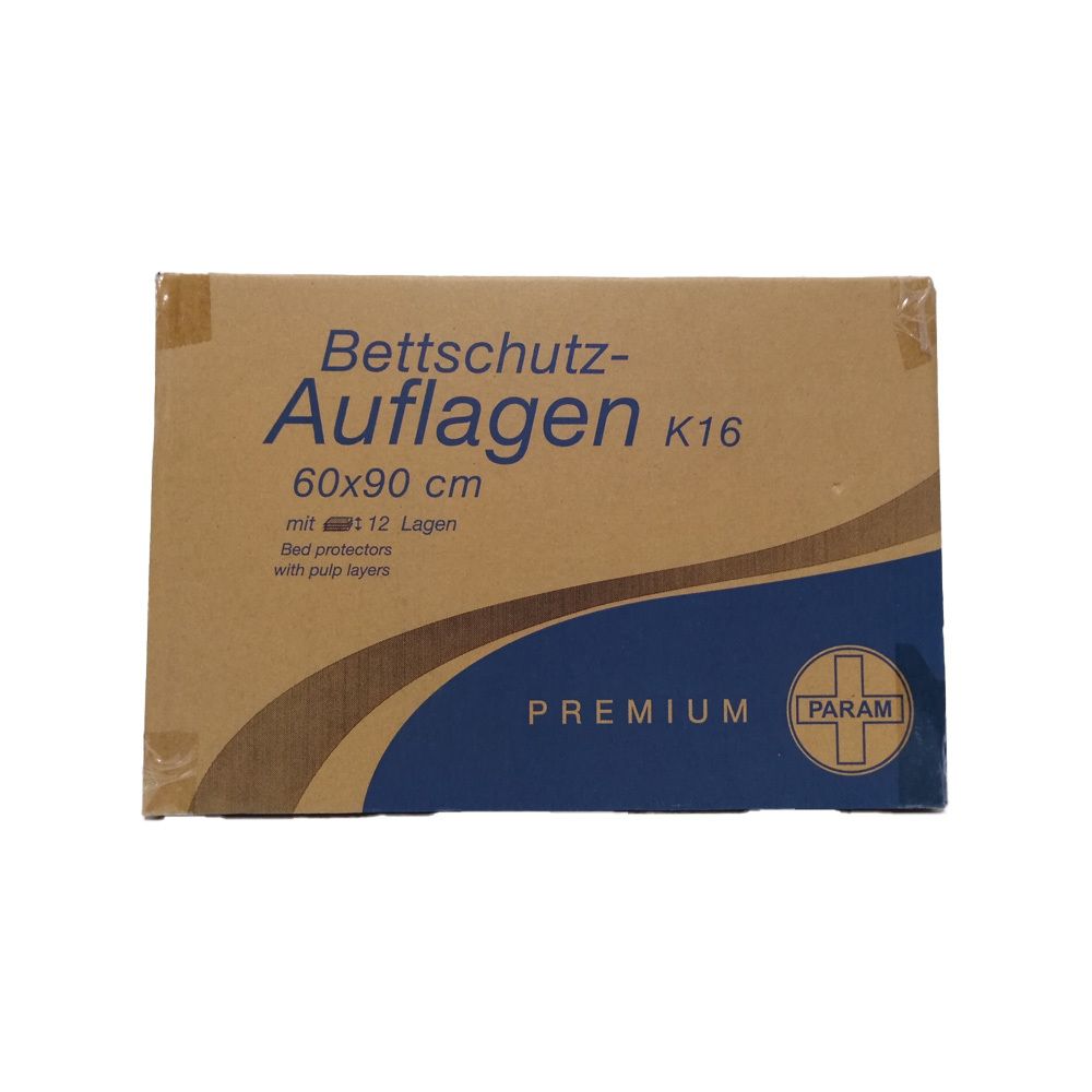 Param Bettschutzaufl.PREMIUM 60x90 cm K16 12lg. 50 St