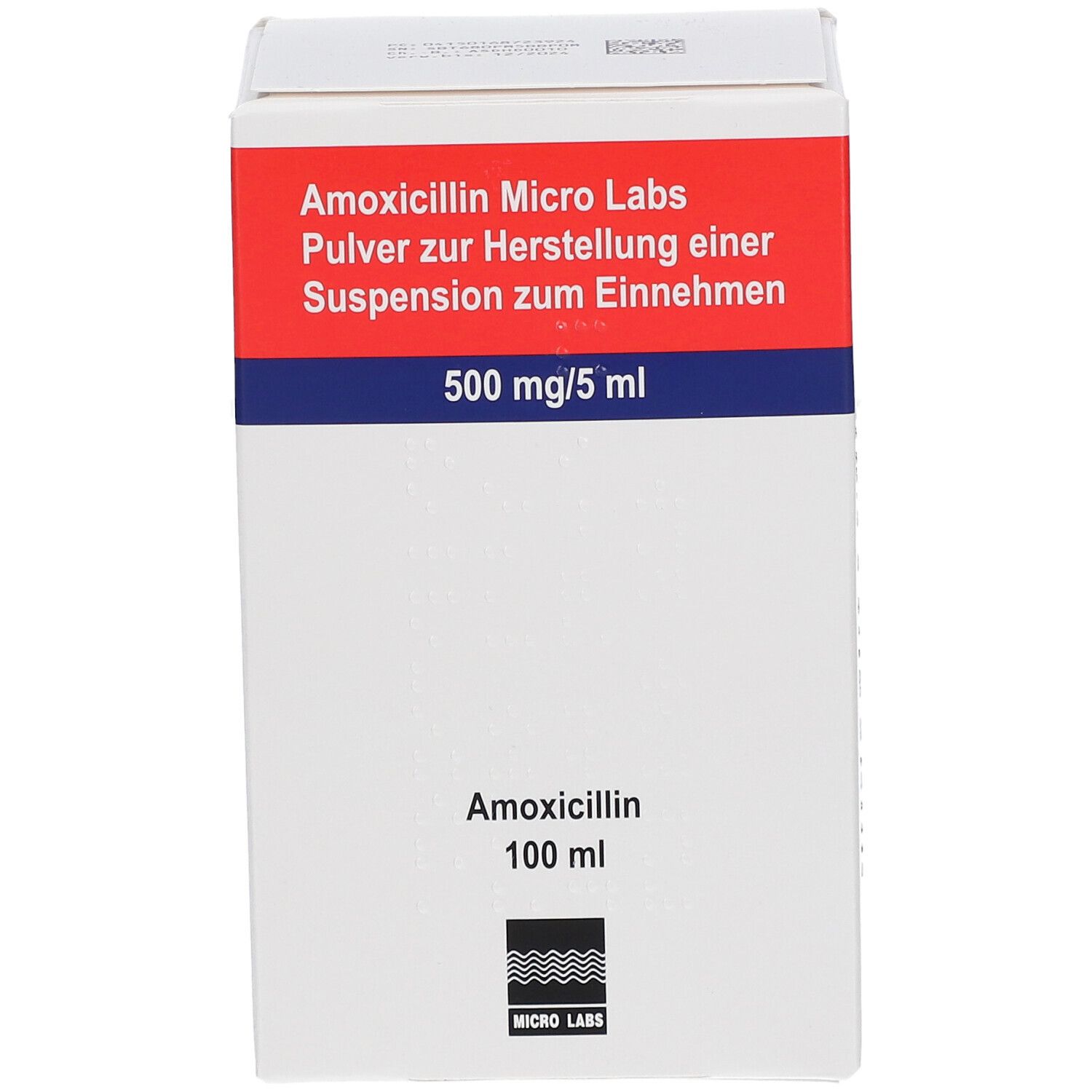 AMOXICILLIN Micro Labs 500 mg/5 ml Plv.Sus.-Herst.