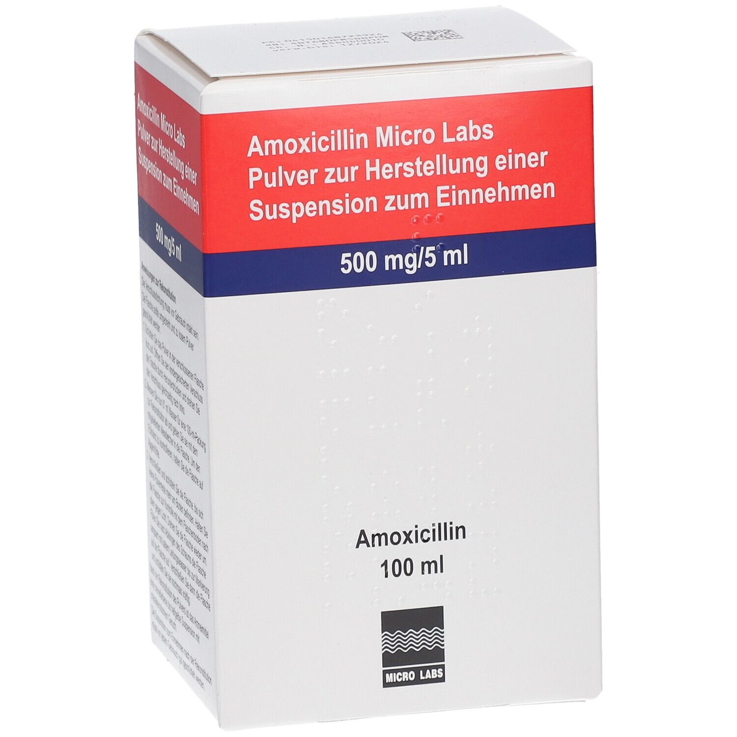 AMOXICILLIN Micro Labs 500 mg/5 ml Plv.Sus.-Herst.