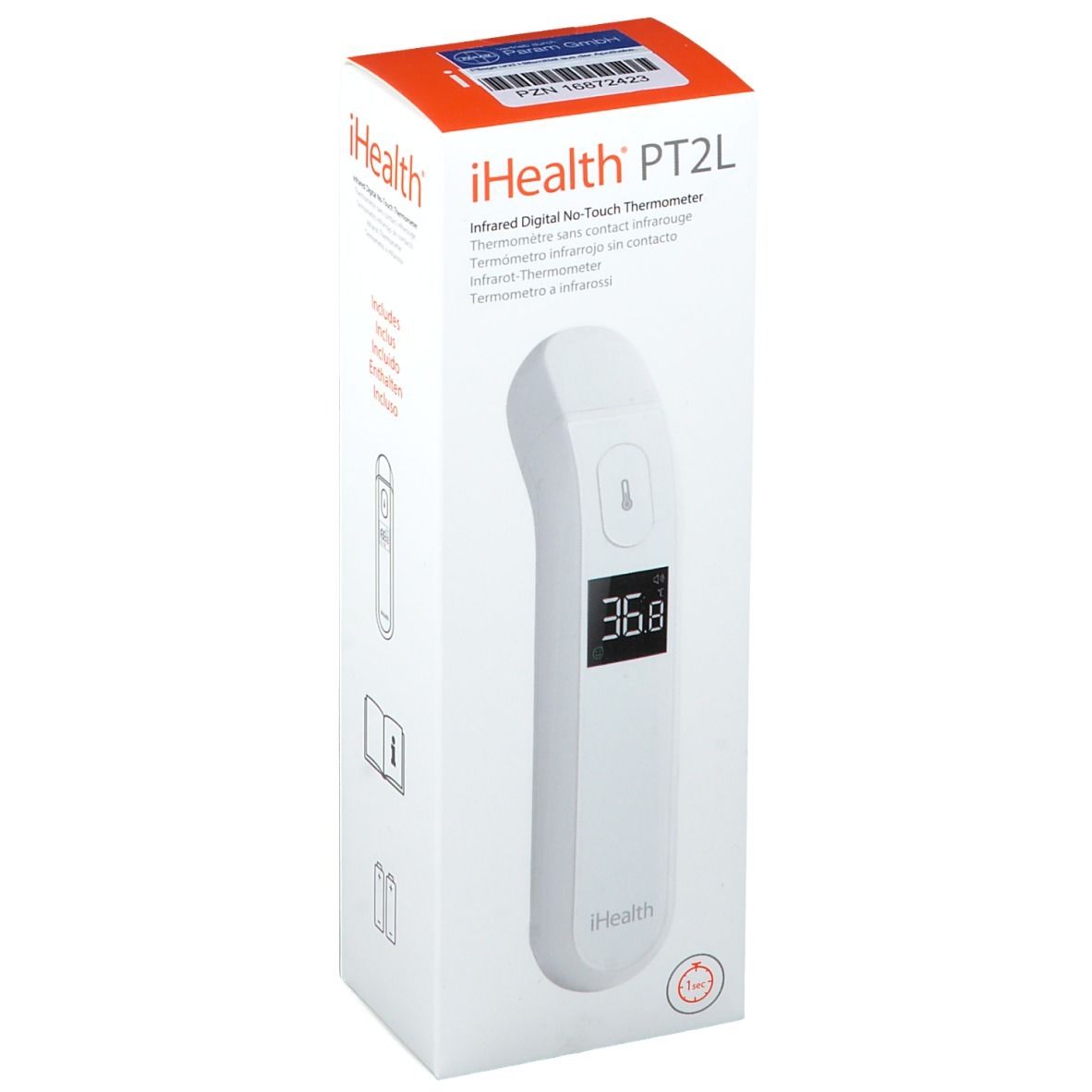 iHealth® Pt2L Kontakloses Infrarot-Thermometer