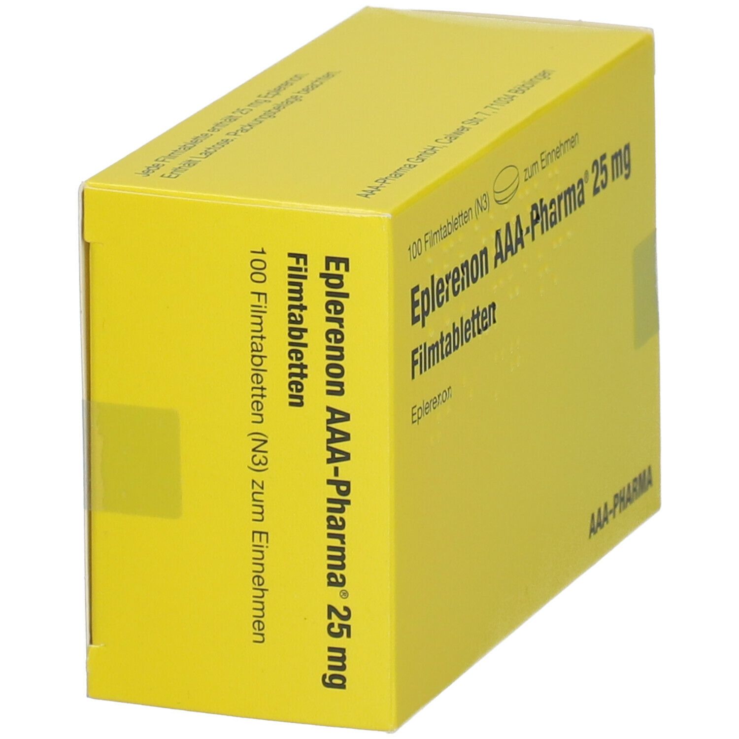 Eplerenon AAA-Pharma 25 mg Filmtabletten 100 St