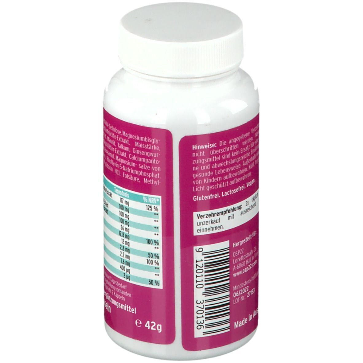 OSP22® BRAIN+ ENERGIE KAPSELN