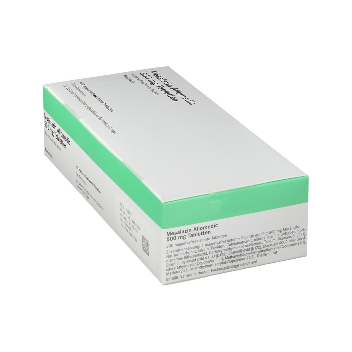 Mesalazin Allomedic 500 mg magensaftres.Tabletten 300 St Tabletten magensaftresistent