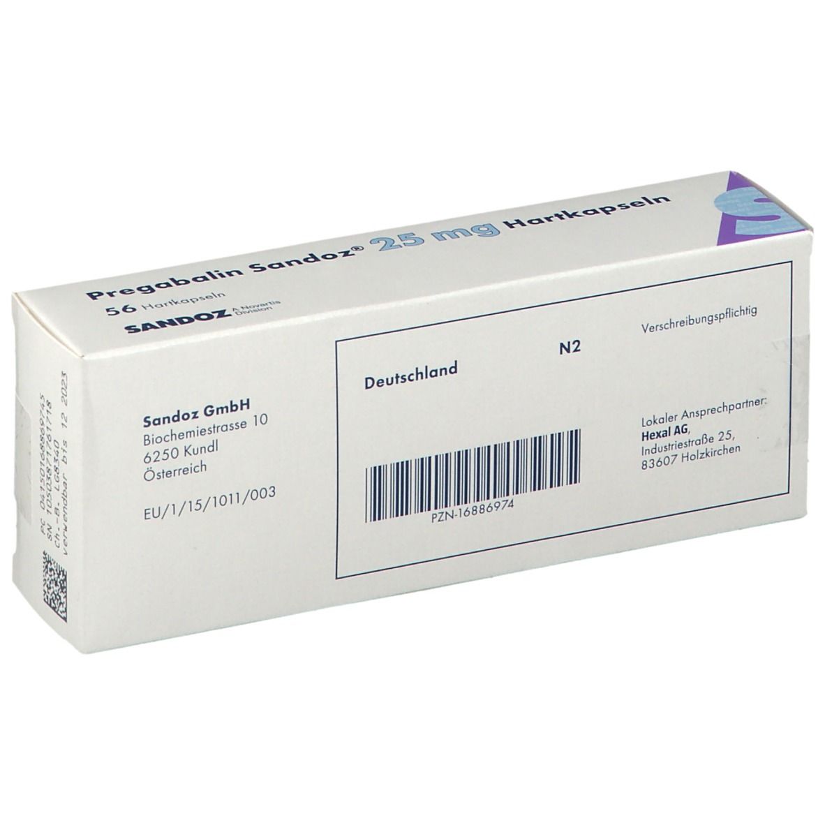 Pregabalin Sandoz® 25 mg