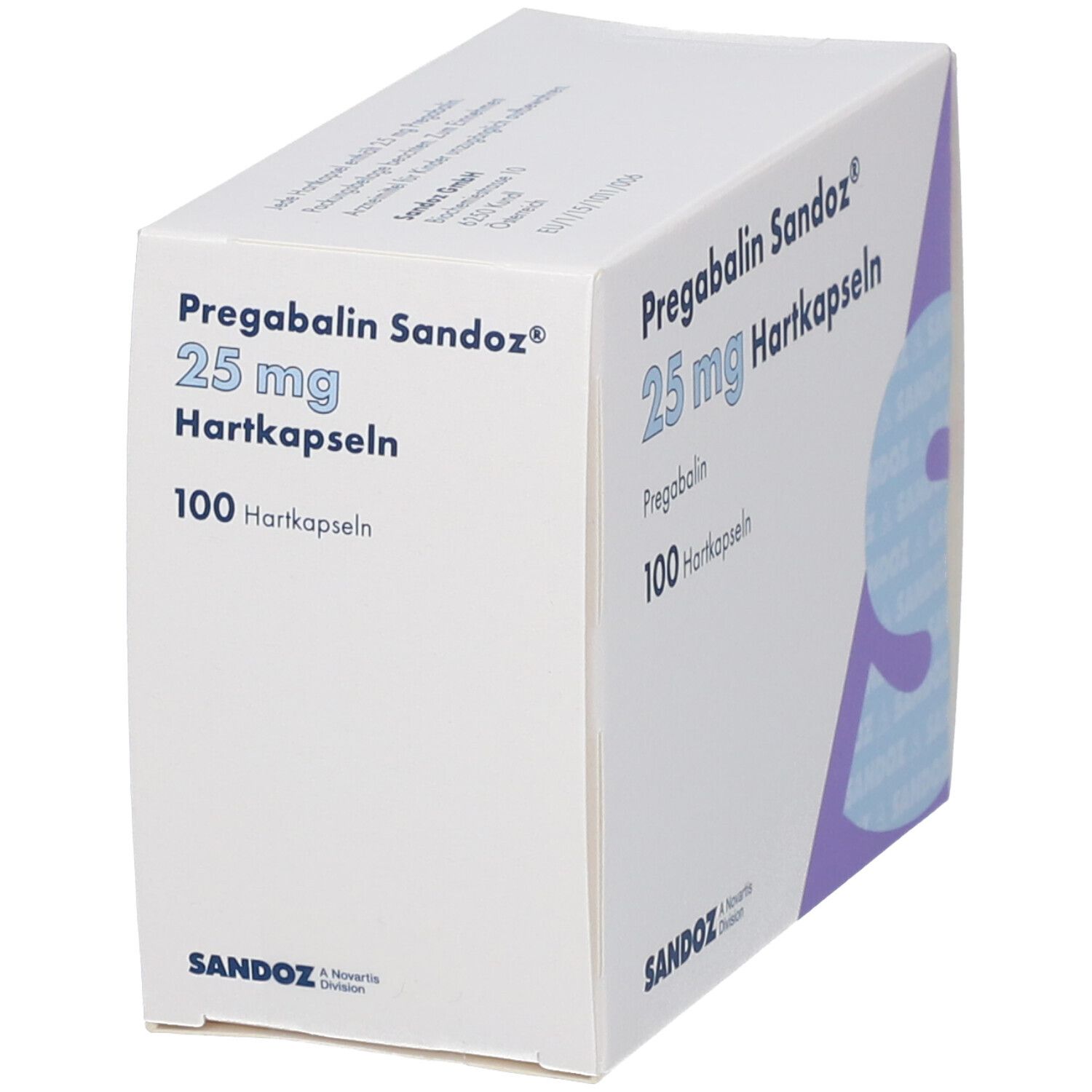 Pregabalin Sandoz 25 mg Hartkapseln 100 St