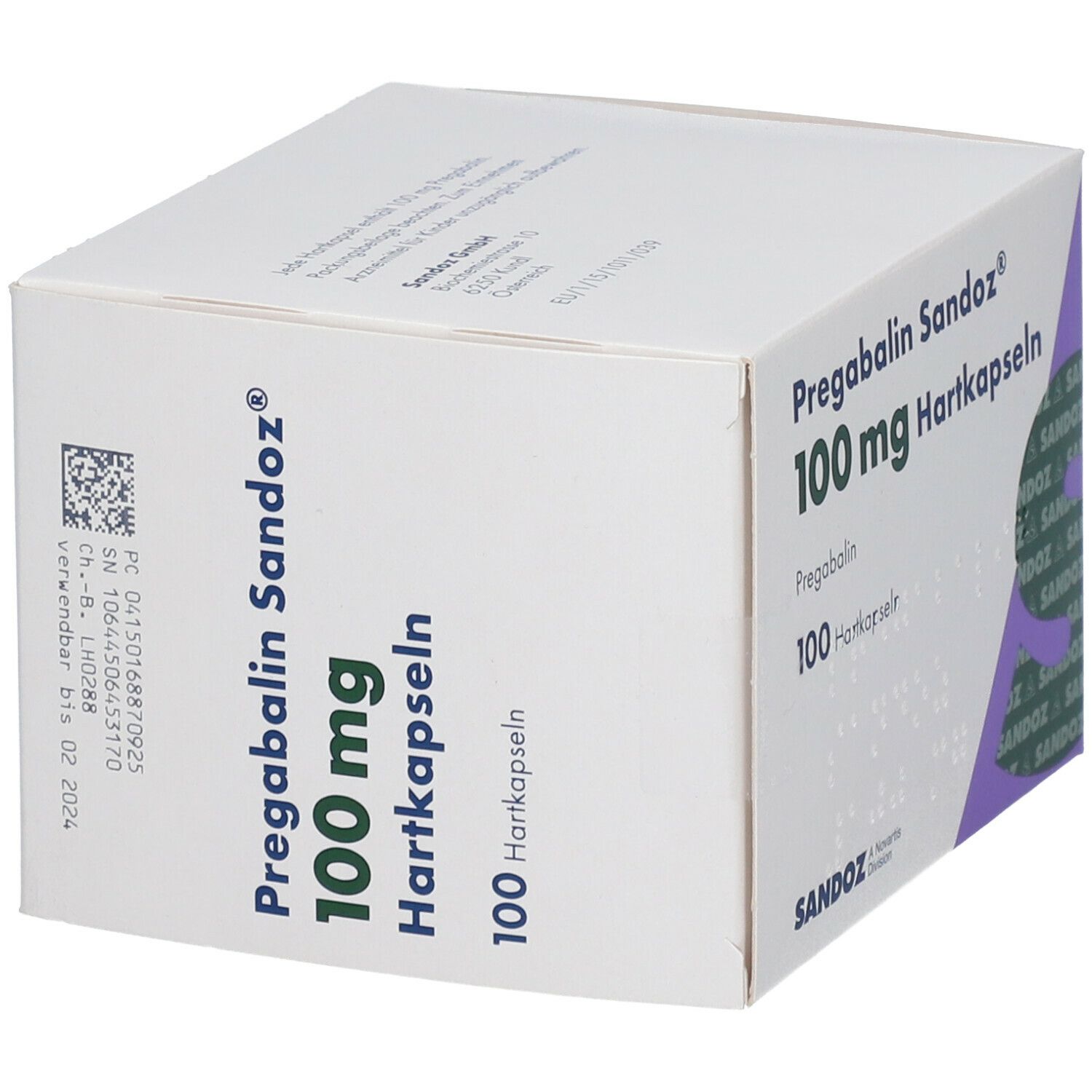 Pregabalin Sandoz 100 mg Hartkapseln St