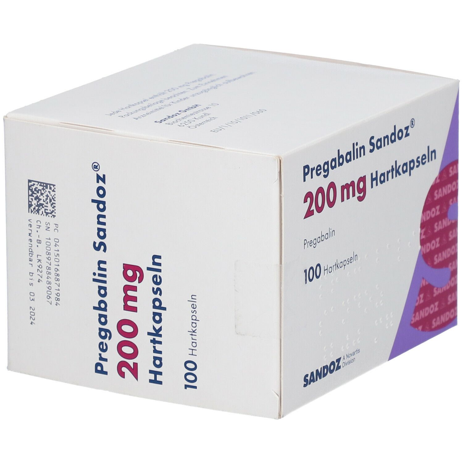 Pregabalin Stada 200 mg Hartkapseln 100 St