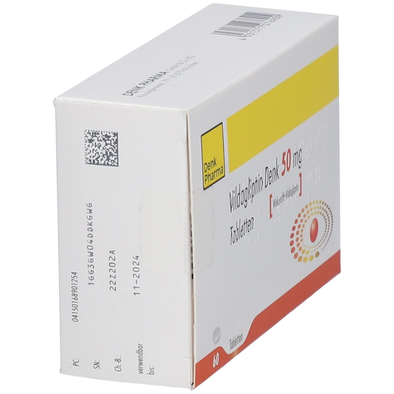 Vildagliptin Denk 50 mg Tabletten 60 St