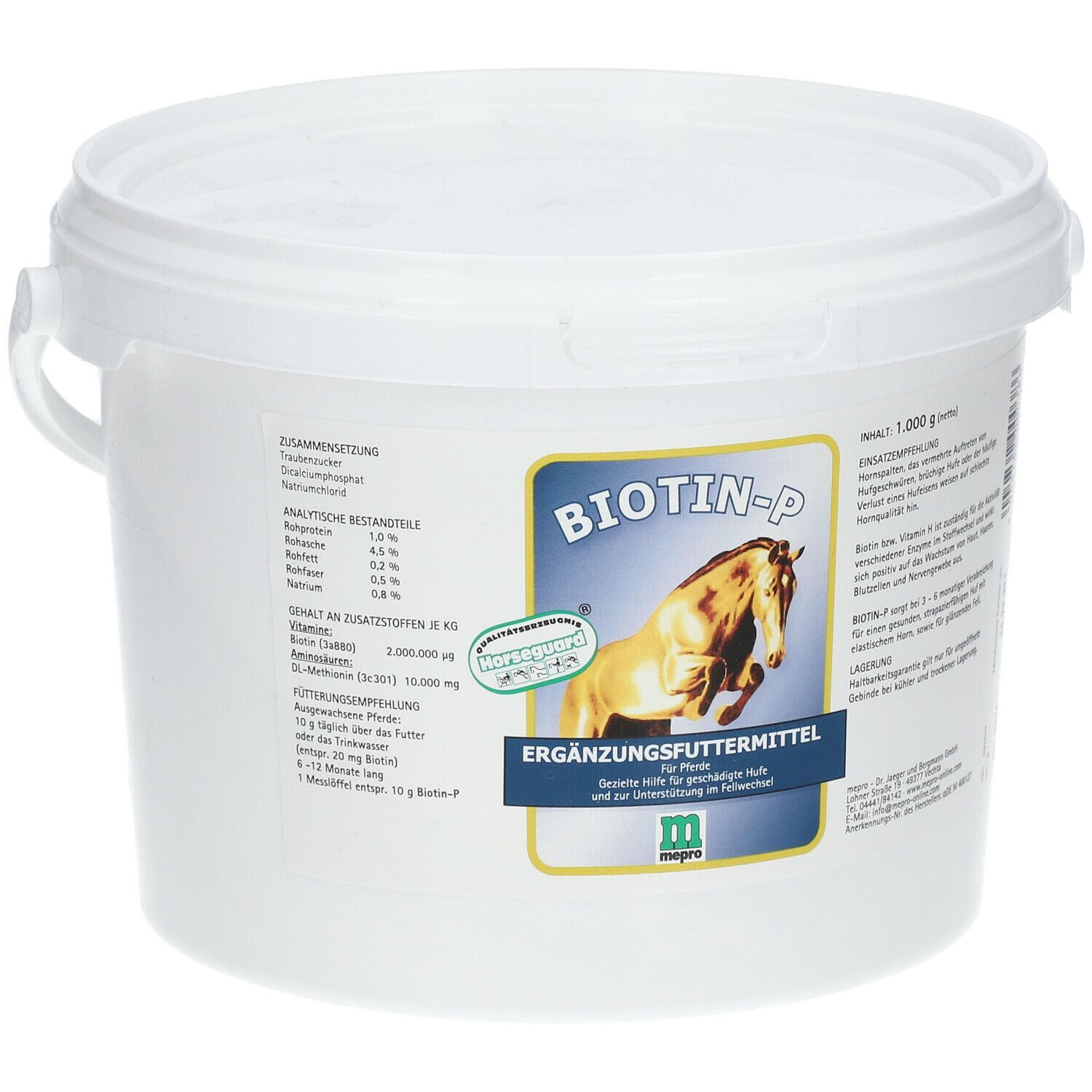 BIOTIN-P Ergänzungsfuttermittel für Pferde