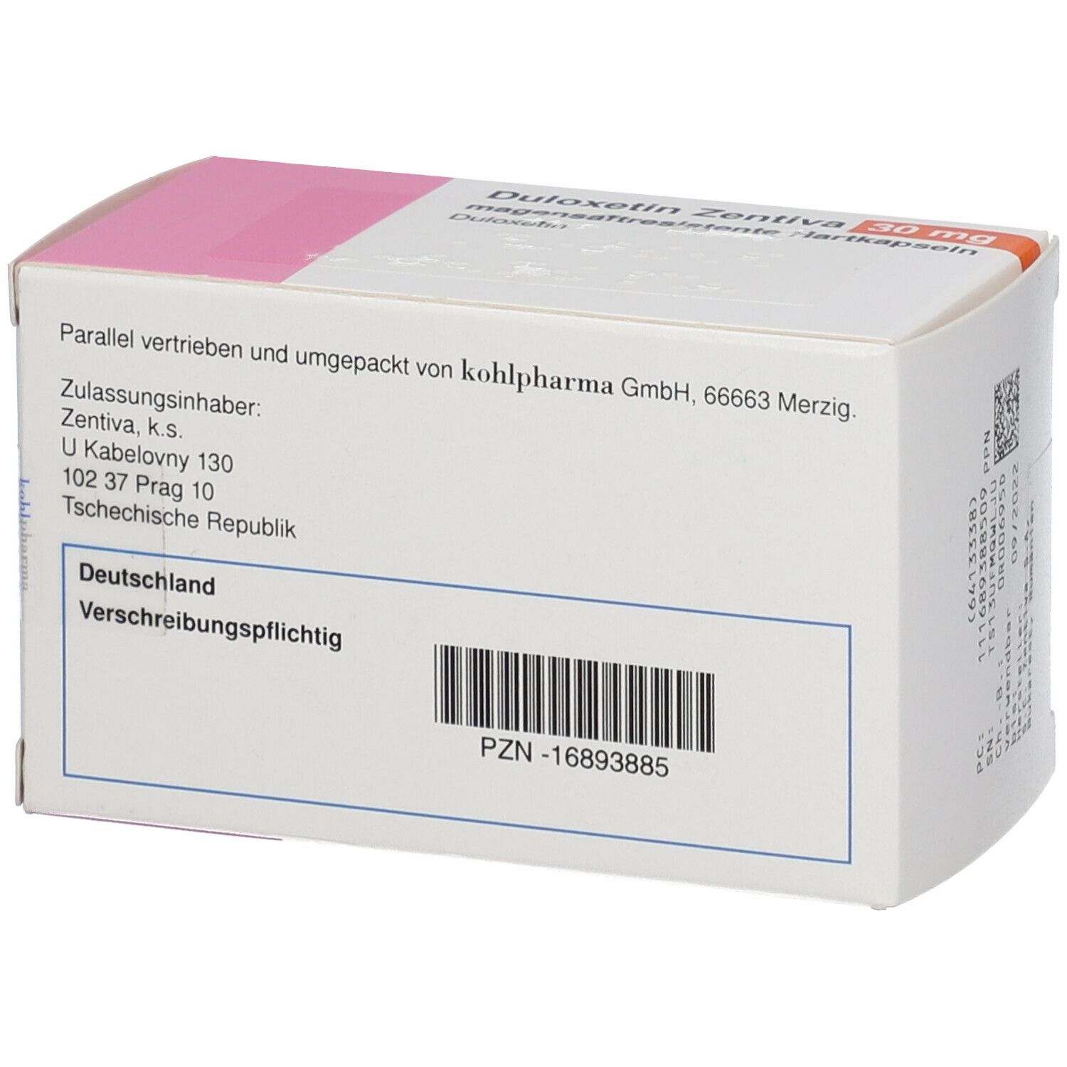 Duloxetin Zentiva® 30 mg