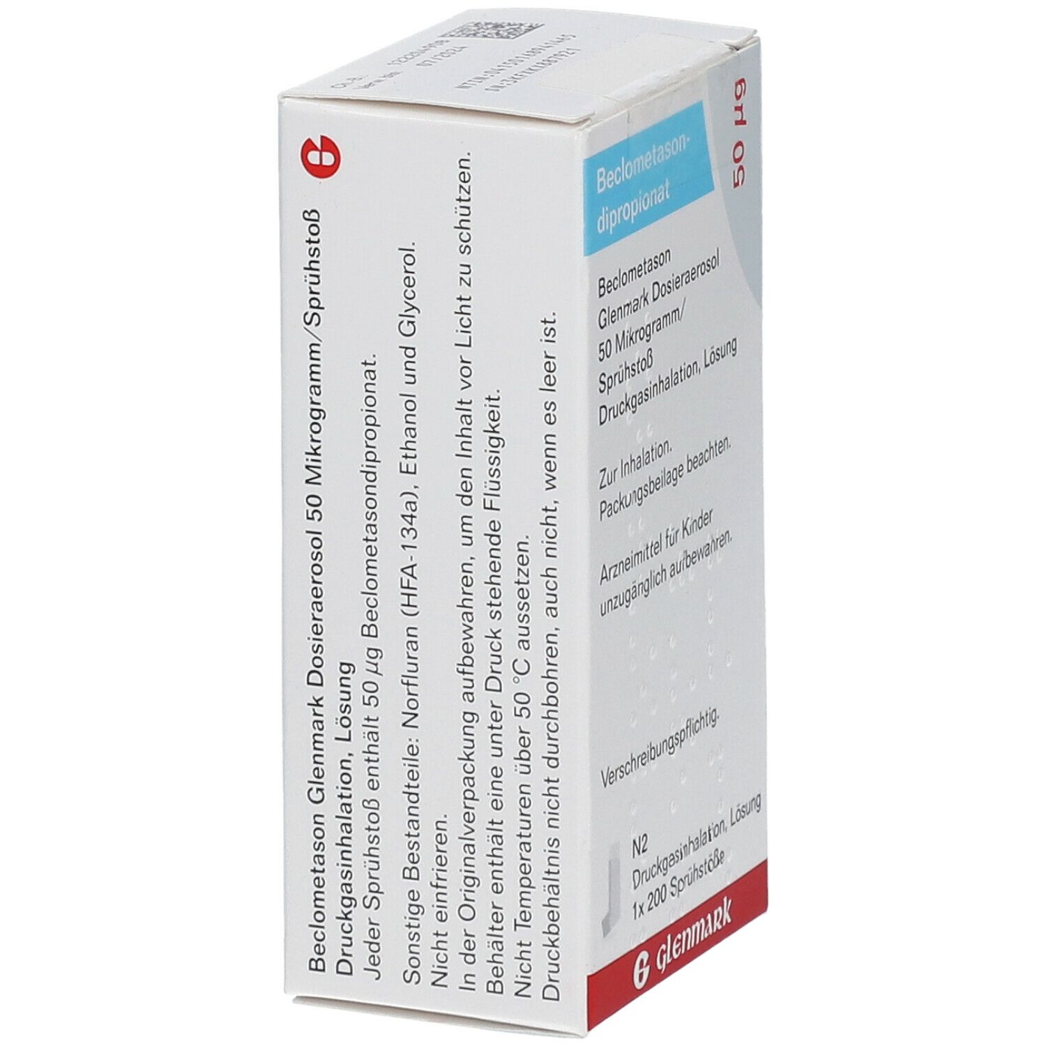 Beclometason Glenmark Dosieraerosol 50 µg/Sprü.St 1 St