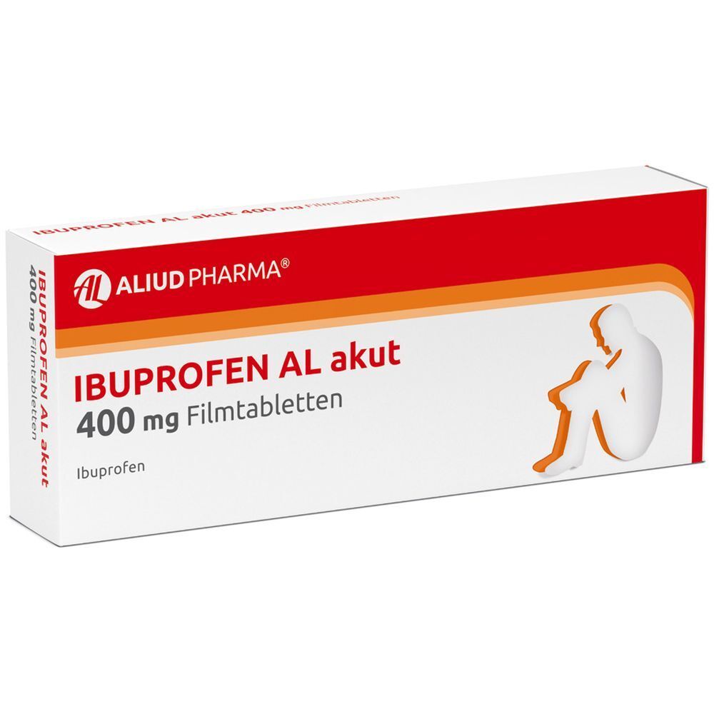 Ibuprofen AL akut 400 mg Filmtabletten bei akuten Schmerzen