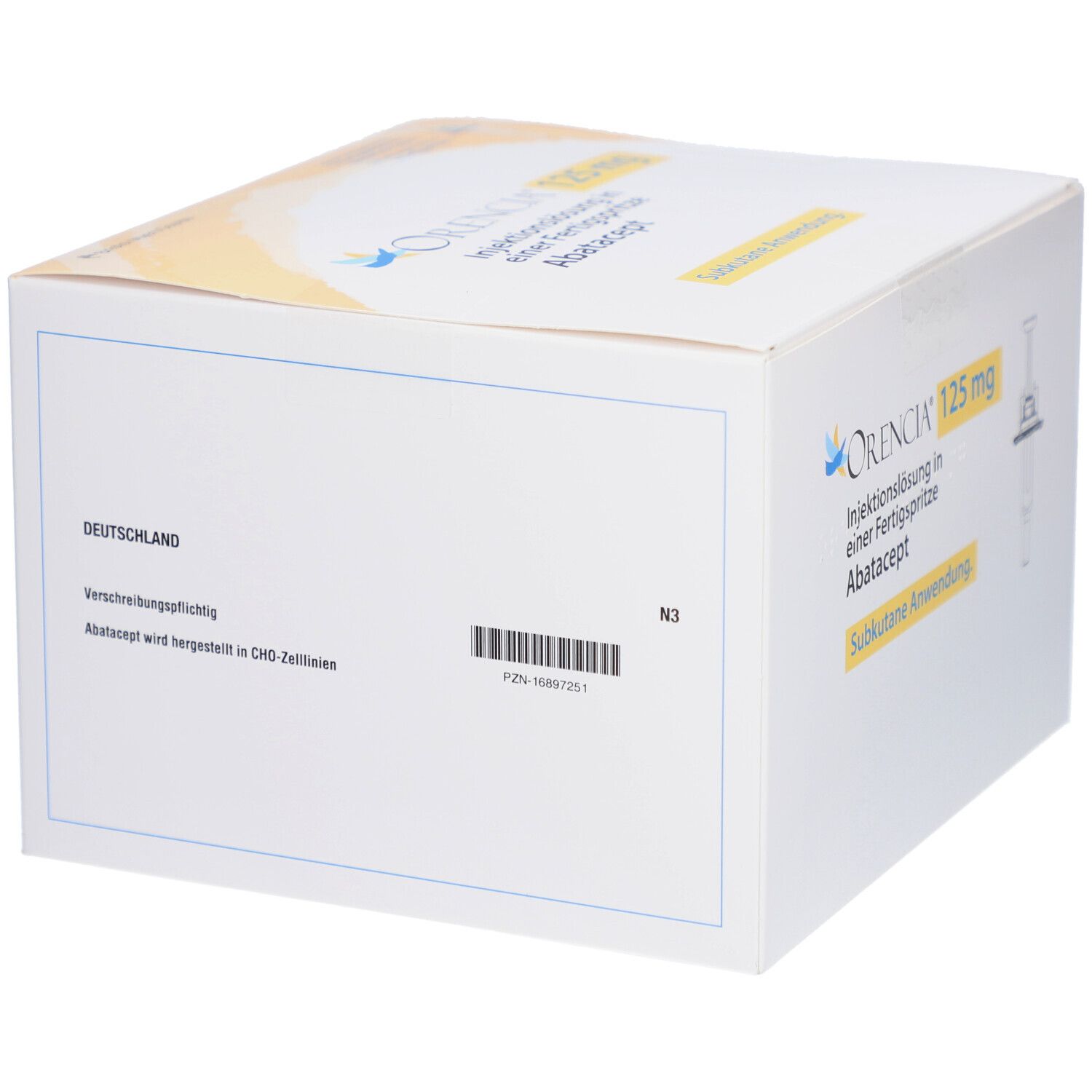ORENCIA 125 mg Injektionslösung i.e.Fertigspritze