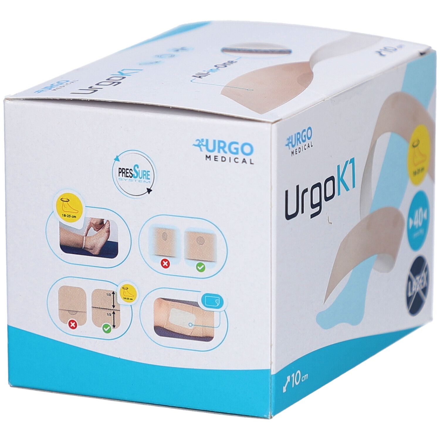 URGO MEDICAL UrgoK1 10 cm / Knöchelumf. 18-25 cm