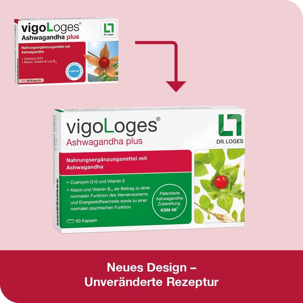 Vigologes Ashwagandha plus Kapseln