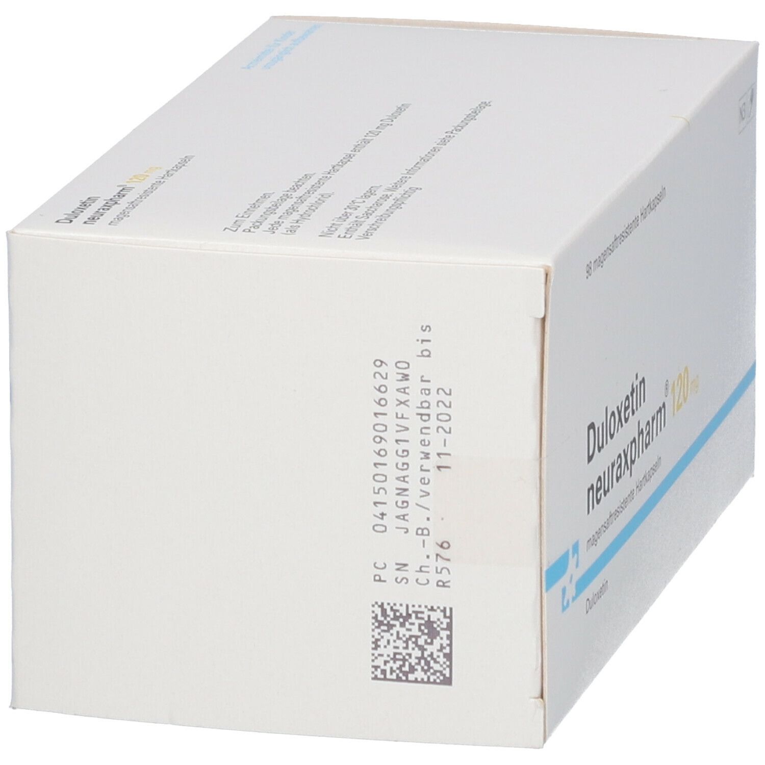 Duloxetin neuraxpharm 120 mg magensaftres.Hartkaps 98 St Magensaftresistente Hartkapseln