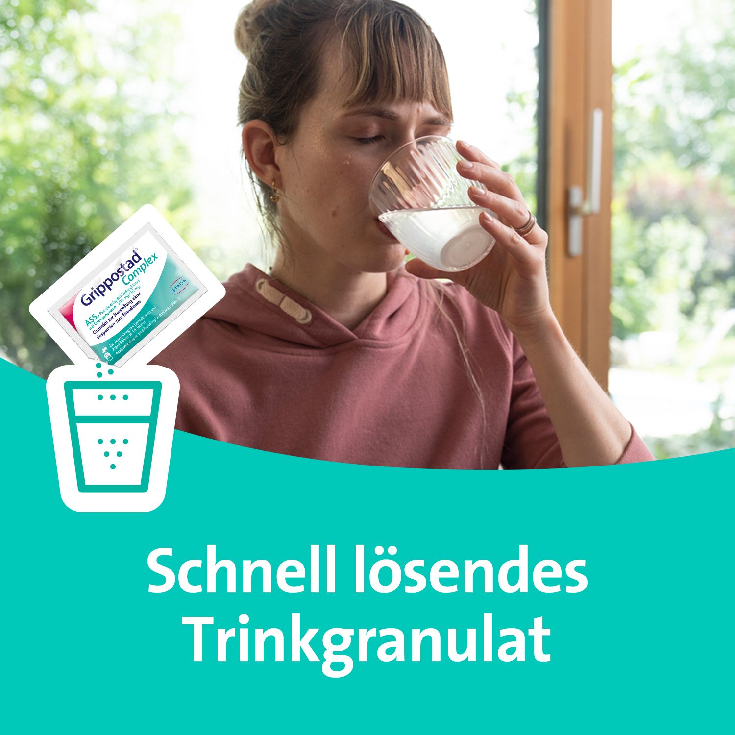 Grippostad® Complex ASS/Pseudoephedrin bei Schnupfen und erkältungsbedeingten Schmerzen und Fieber