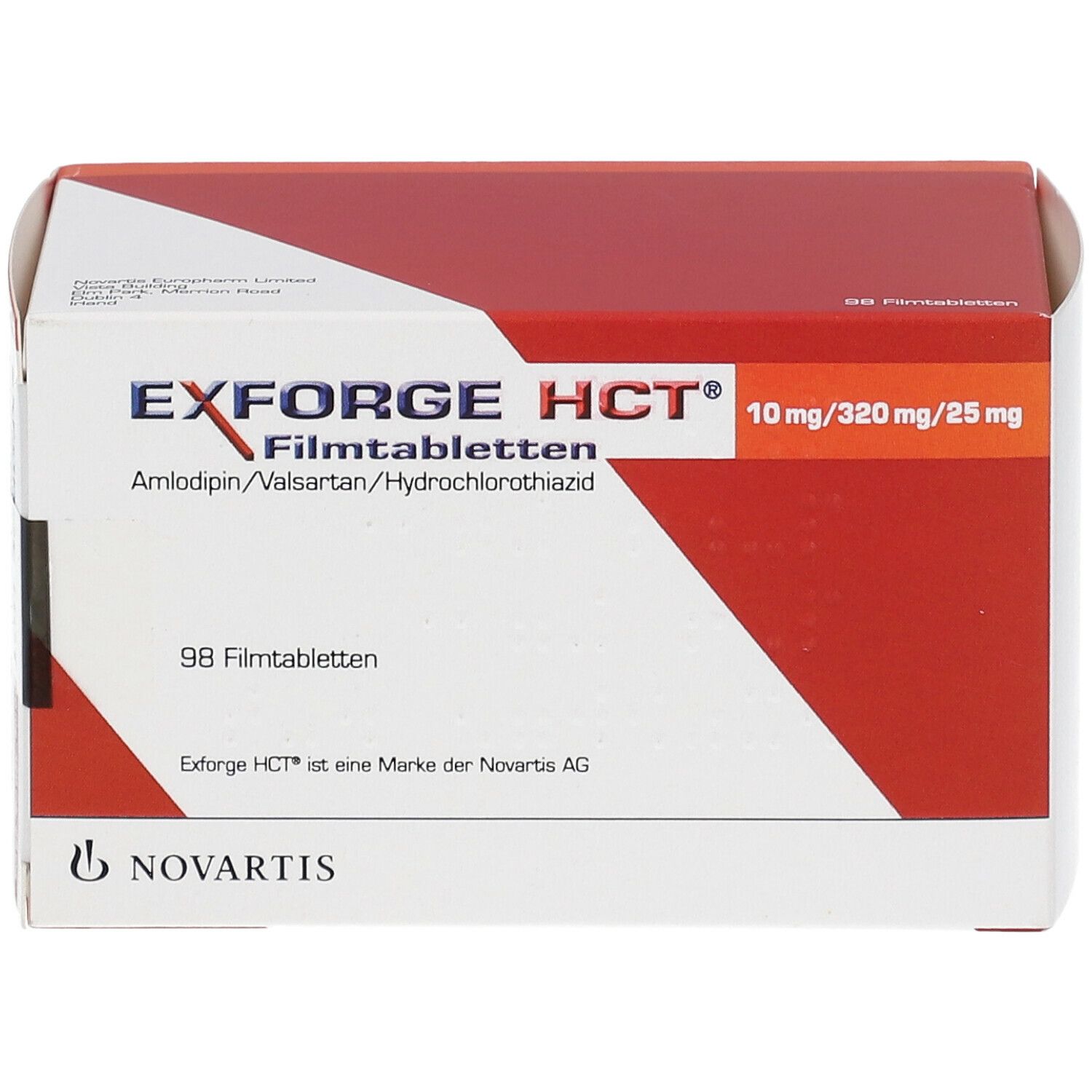 Exforge HCT 10 mg/320 mg/25 mg