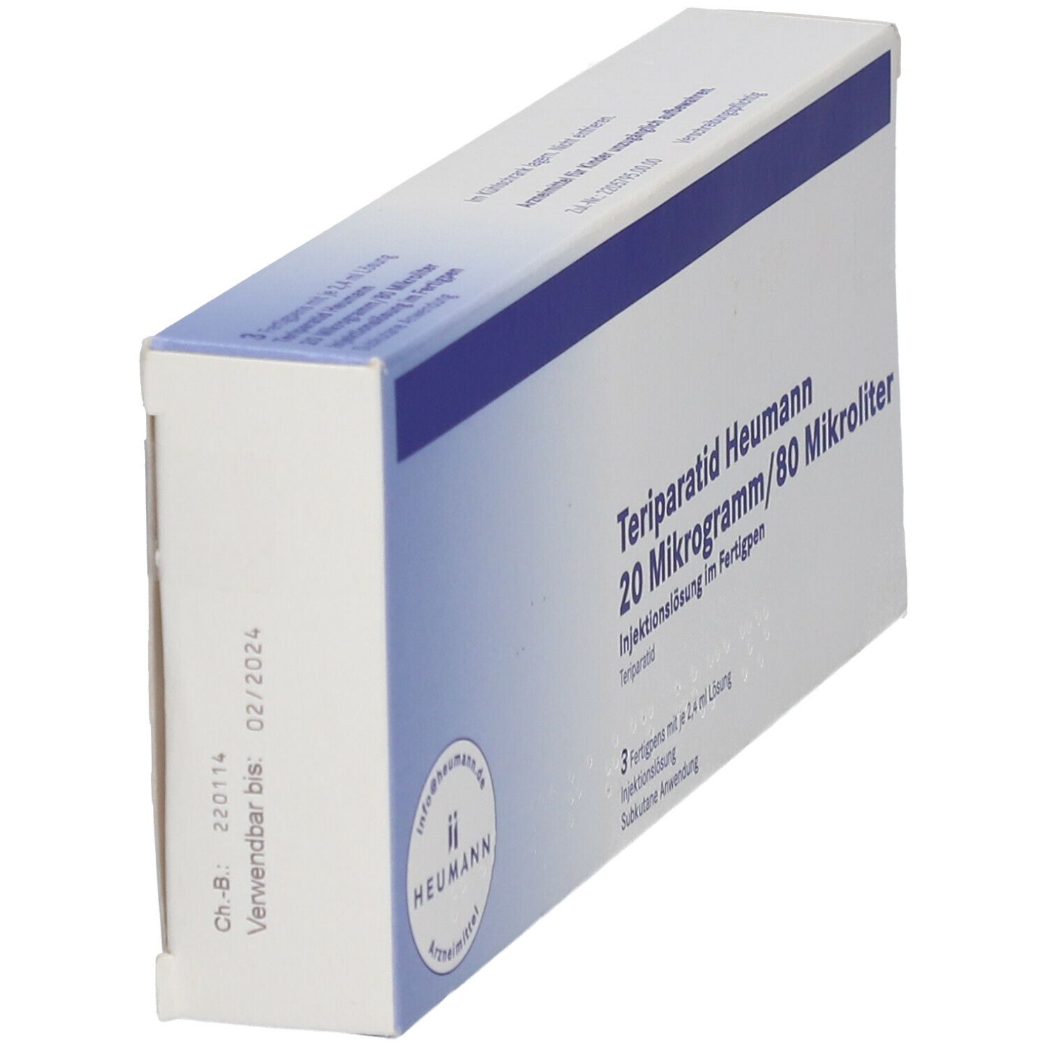 TERIPARATID Heumann 20 µg/80 µl Inj.-Lsg.Fertigpen