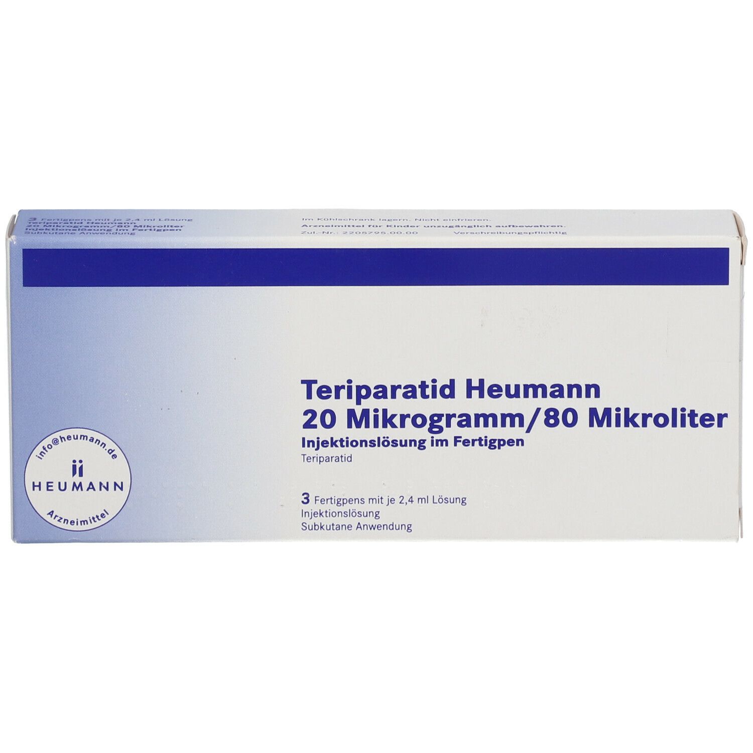 TERIPARATID Heumann 20 µg/80 µl Inj.-Lsg.Fertigpen