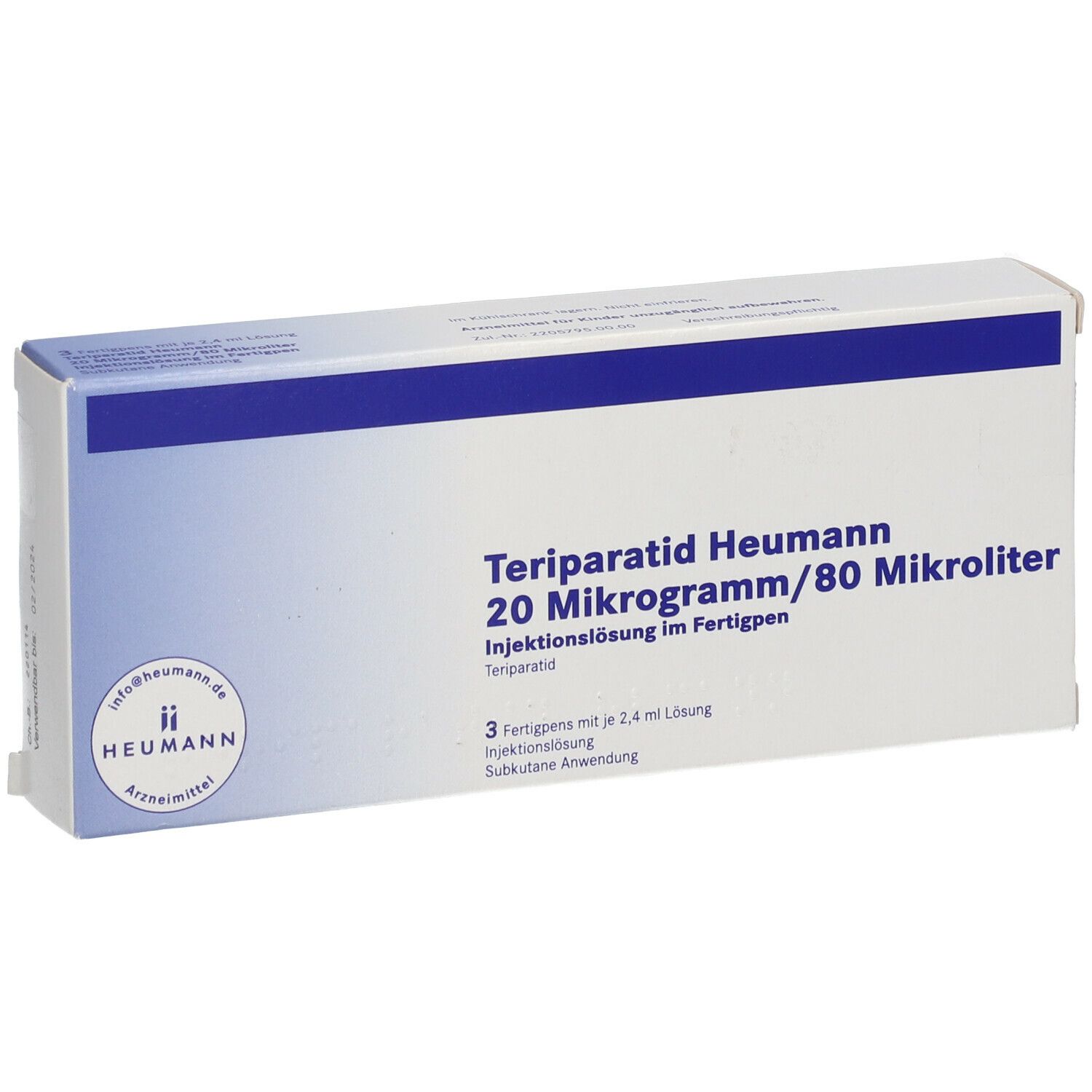 TERIPARATID Heumann 20 µg/80 µl Inj.-Lsg.Fertigpen