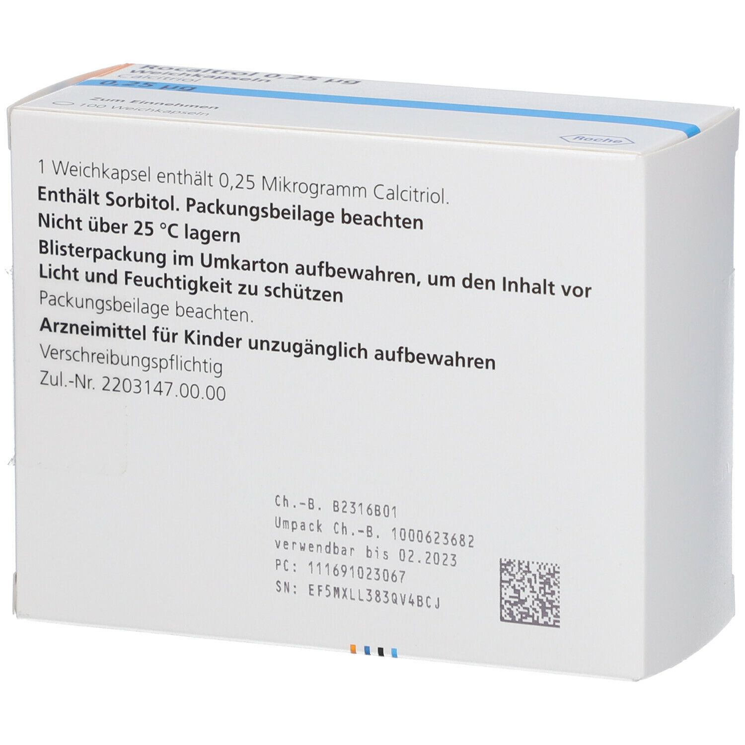 Rocaltrol 0,25 µg