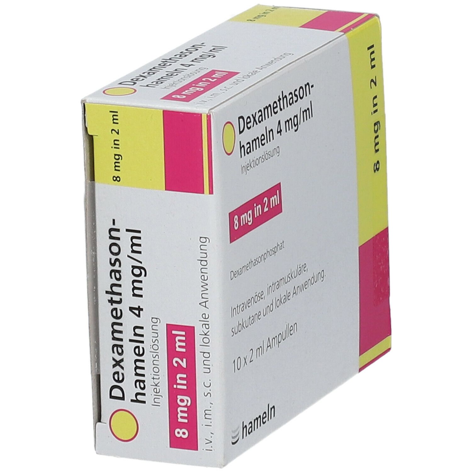 DEXAMETHASON-hameln 4 mg/ml Injektionslsg. 8mg/2ml 10x2 ml Injektionslösung