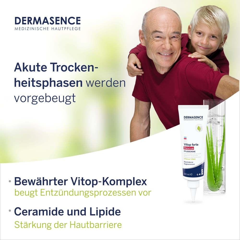 DERMASENCE Vitop forte Rescue Pflegecreme