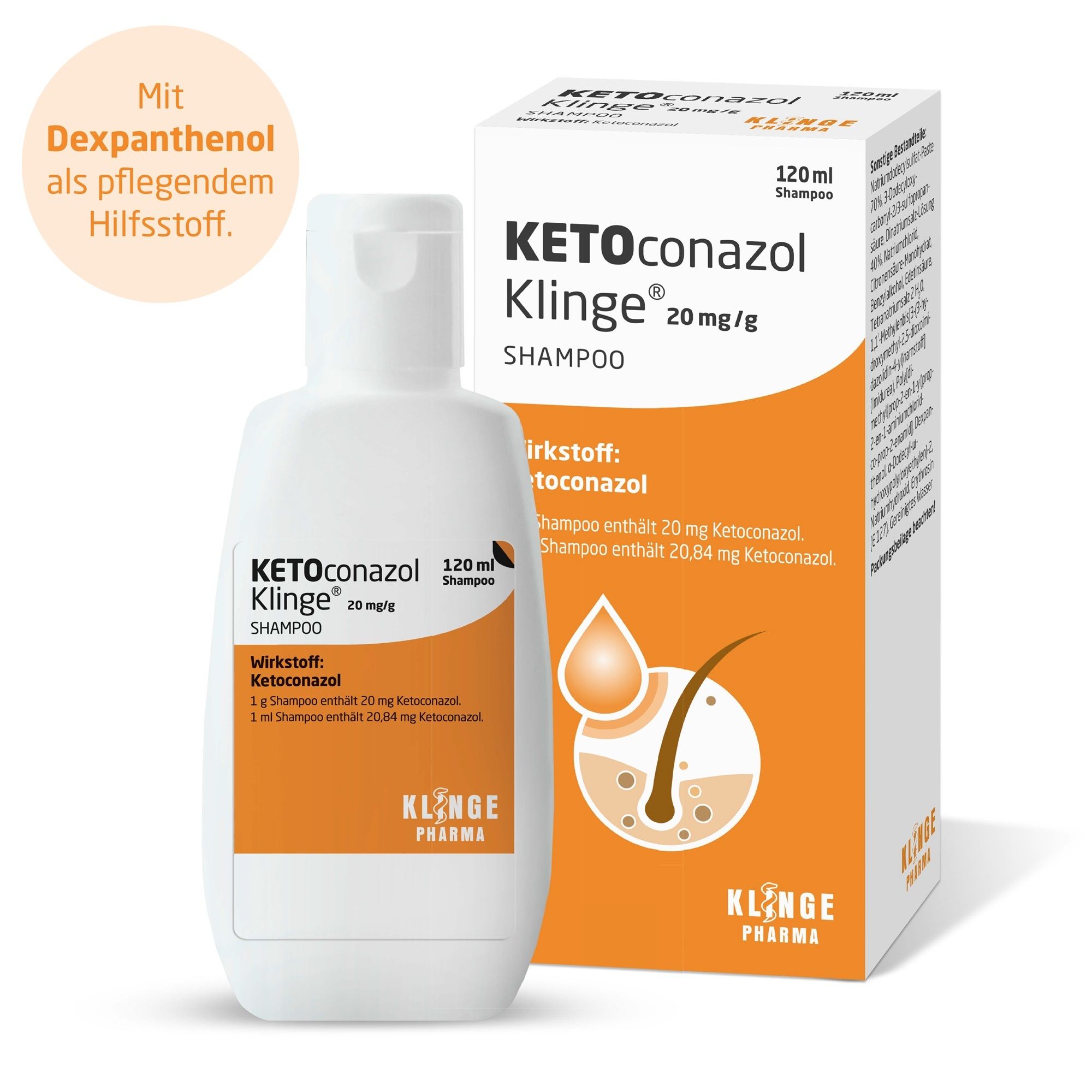 KETOconazol Klinge® 20 mg/g Shampoo