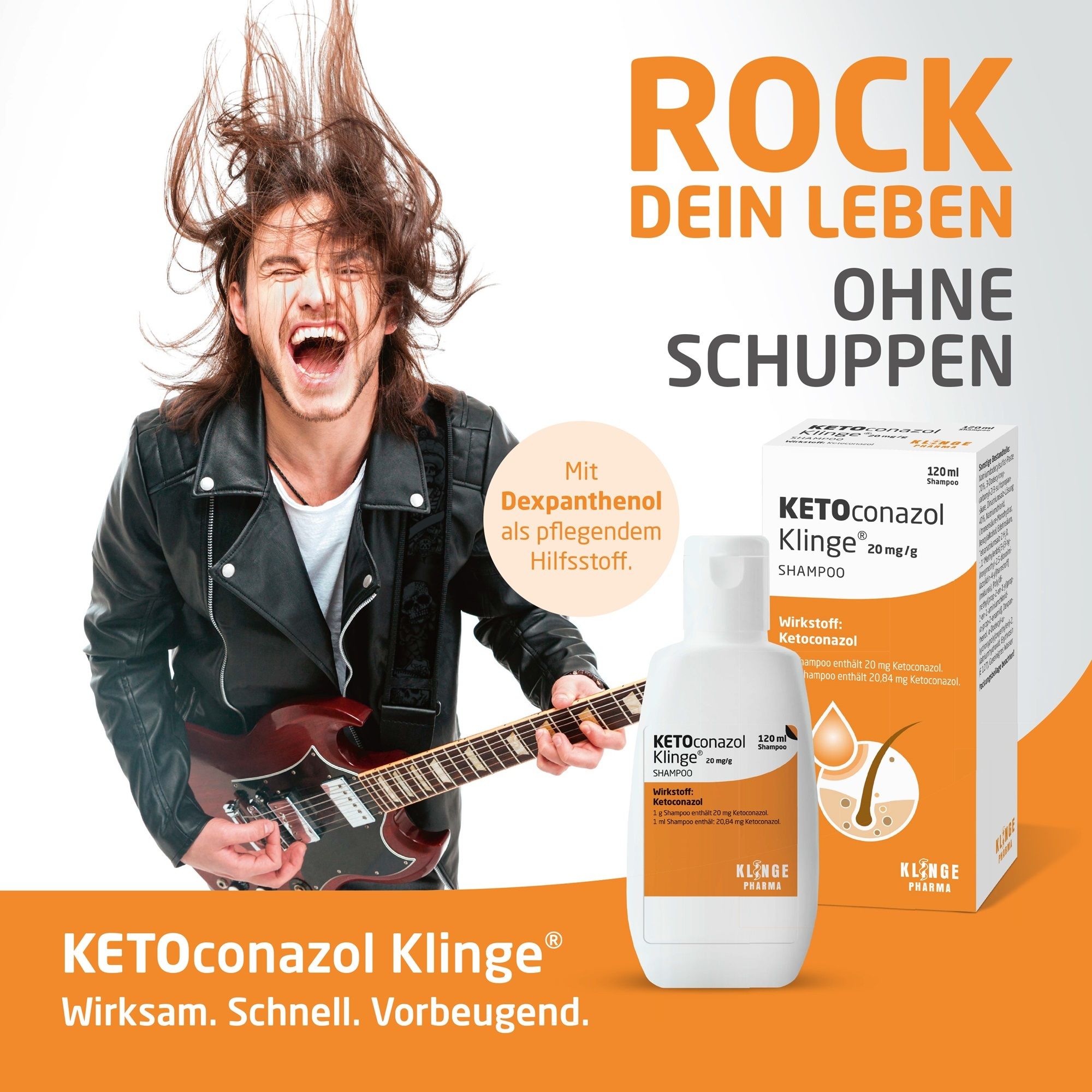 KETOconazol Klinge® 20 mg/g Shampoo