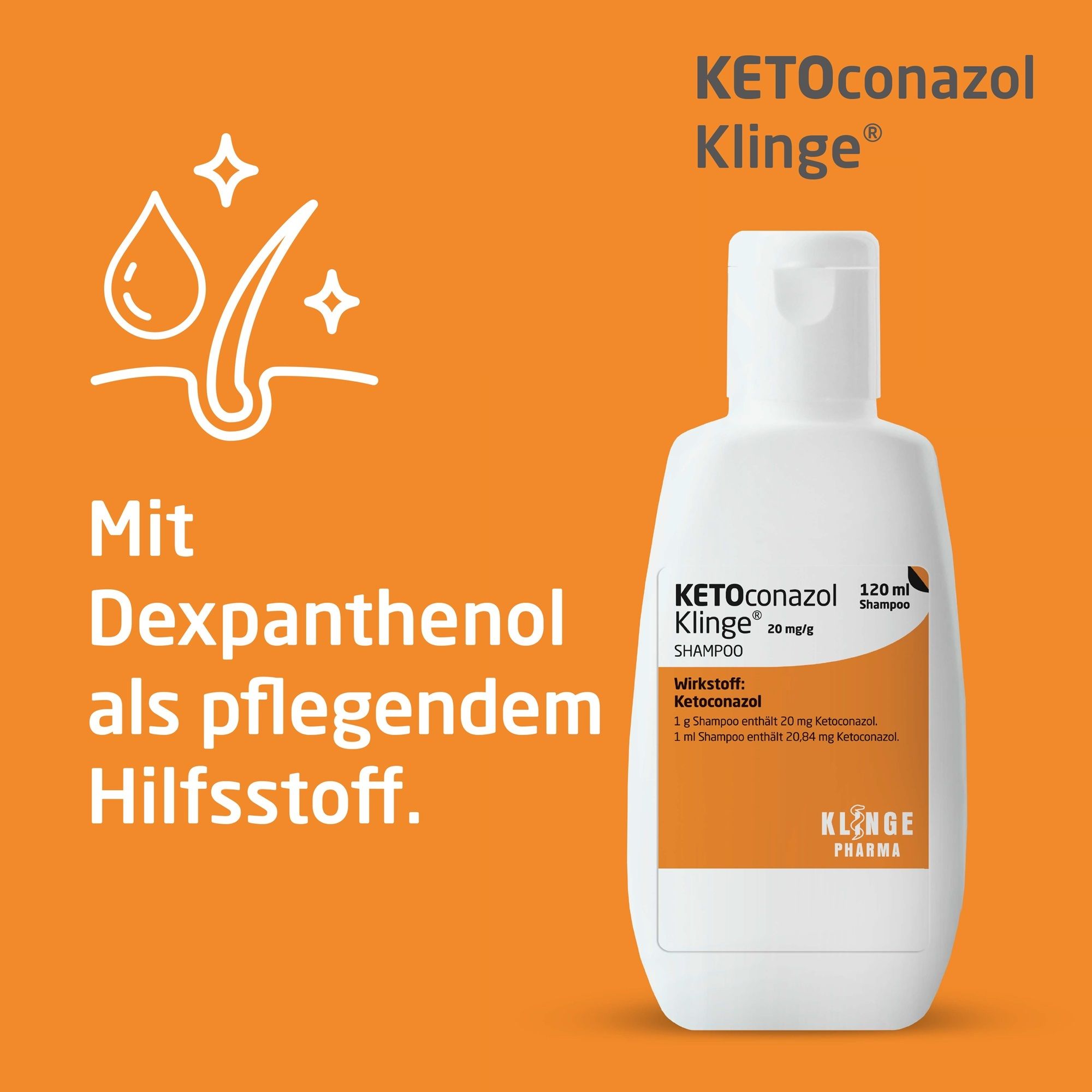 KETOconazol Klinge® 20 mg/g Shampoo