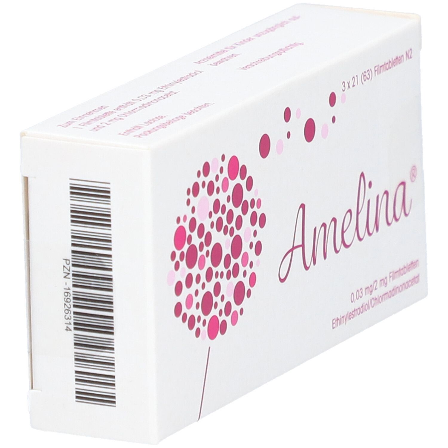 Amelina 0,03 mg/2 mg Filmtabletten 63 St