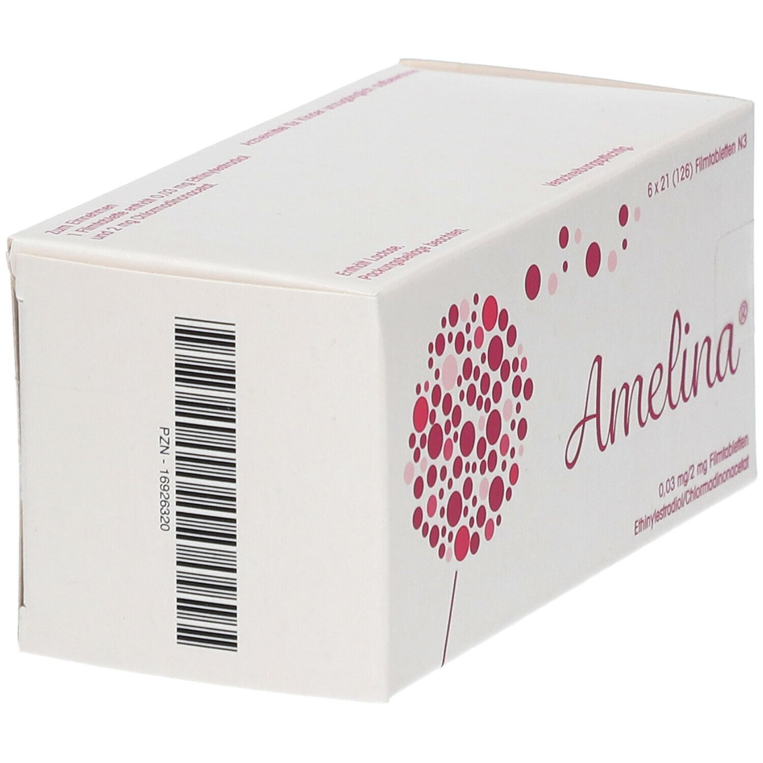 Amelina 0,03 mg/2 mg Filmtabletten 126 St