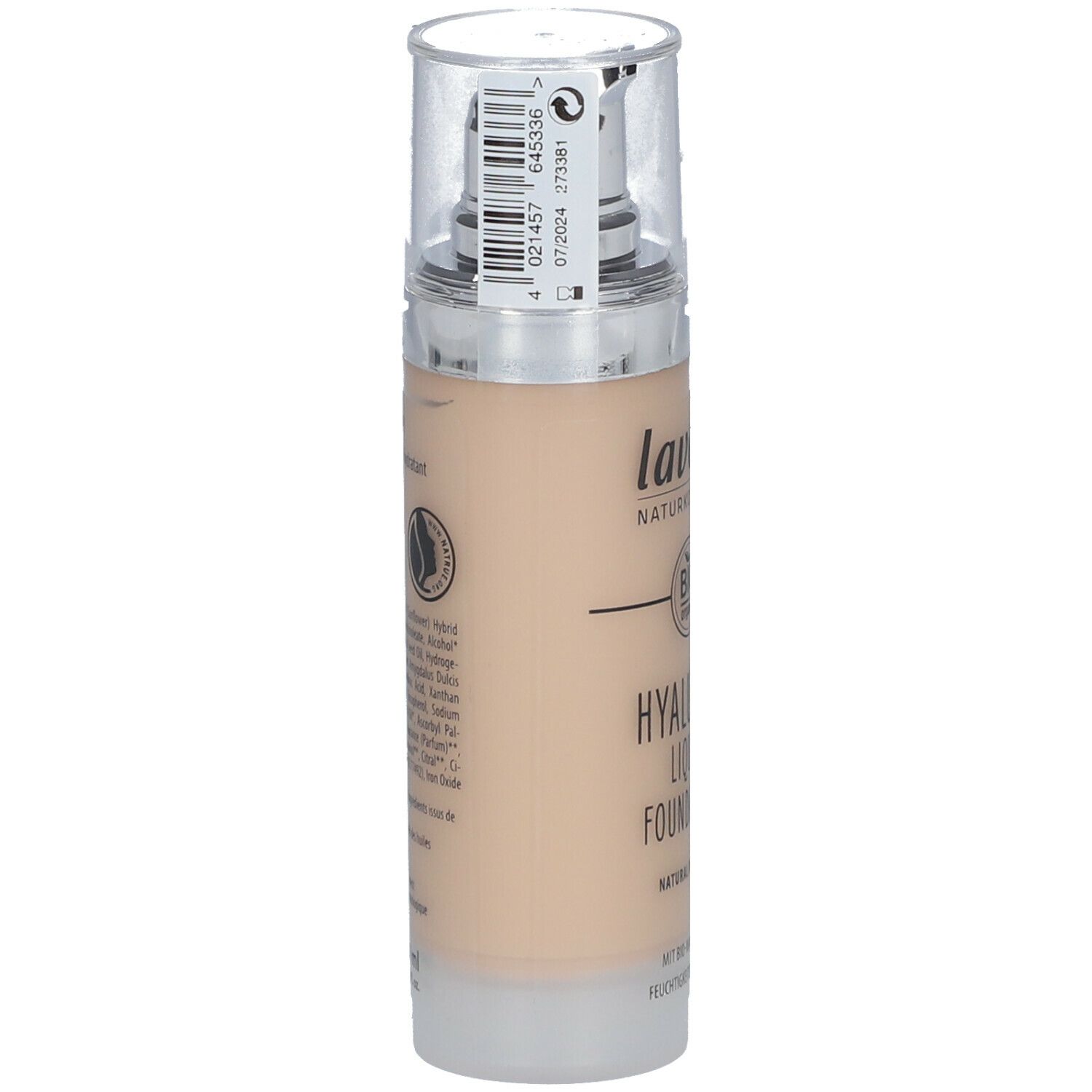 Lavera Hyaluron Liquid Foundation 01 natural ivory 30 ml Flaschen