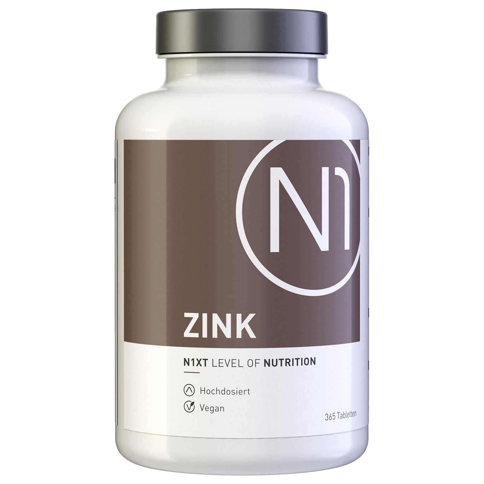 N1 Zink - 25 mg pro vegane Tablette – dein Jahresvorrat in einer Dose