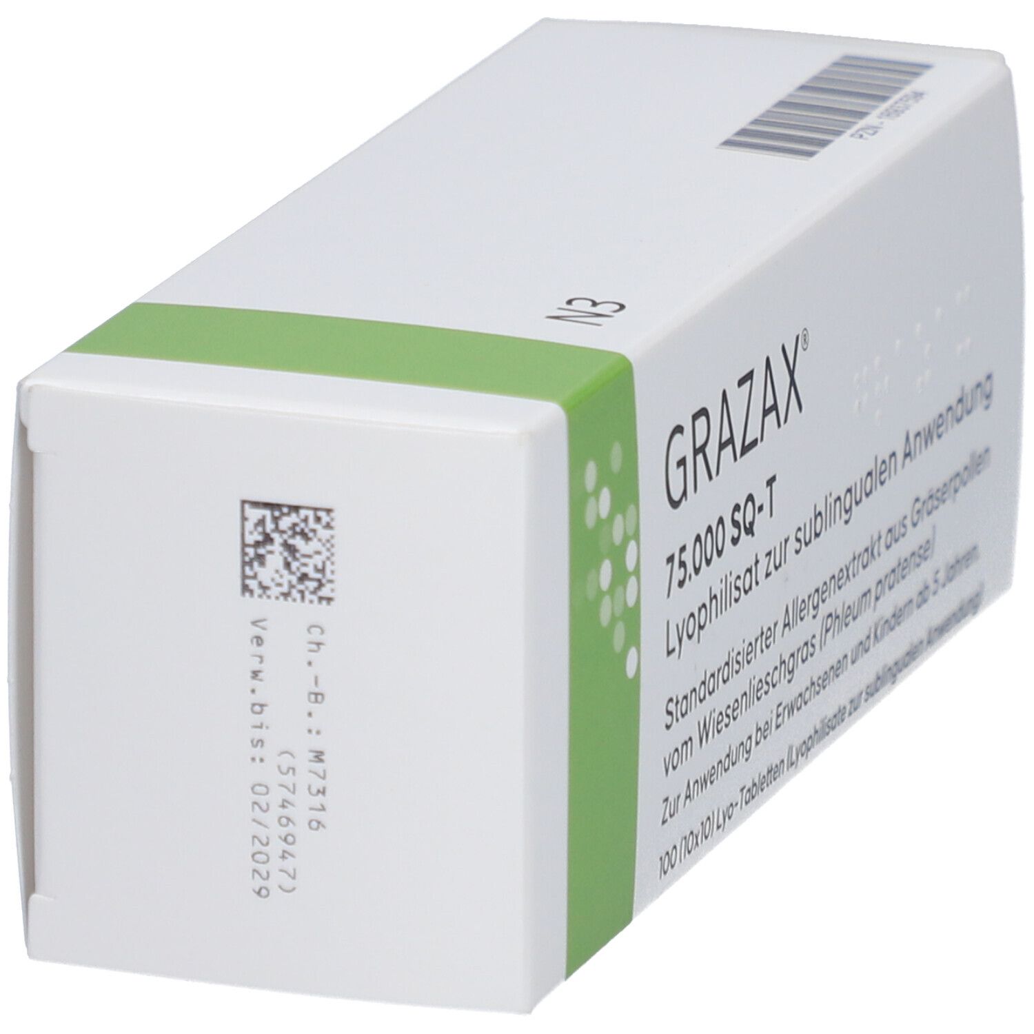 GRAZAX 75.000 SQ-T Lyo-Tab.Lyophilisat z.Einnehmen