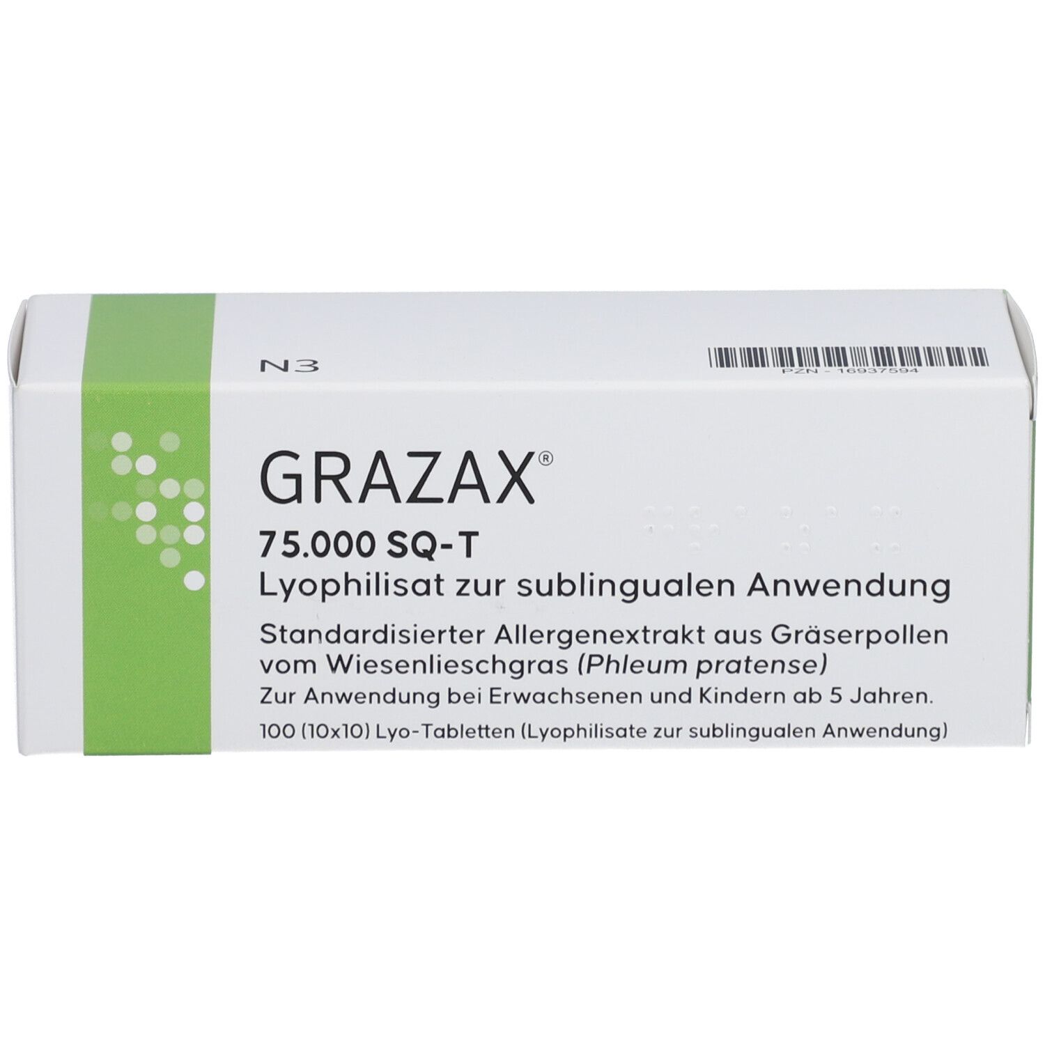 GRAZAX 75.000 SQ-T Lyo-Tab.Lyophilisat z.Einnehmen