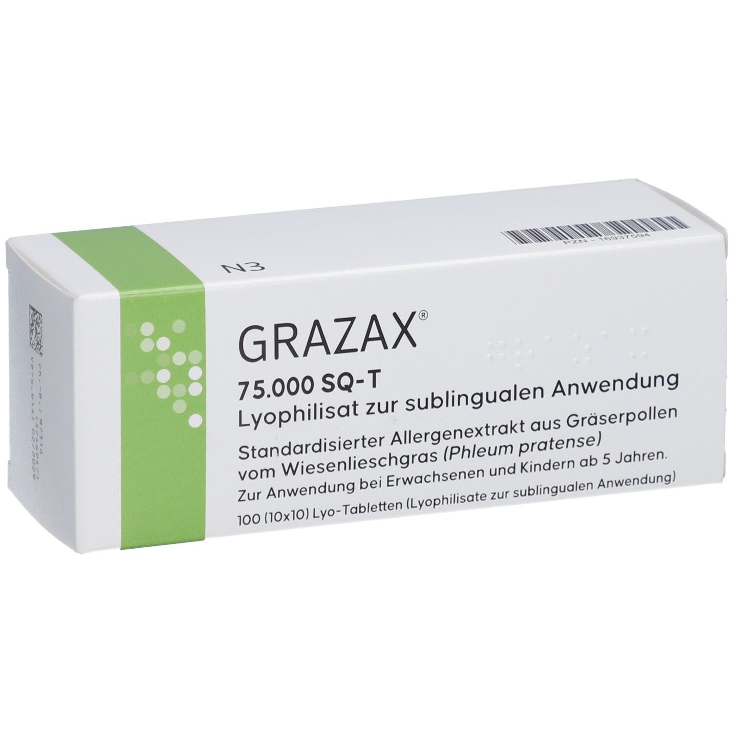 GRAZAX 75.000 SQ-T Lyo-Tab.Lyophilisat z.Einnehmen