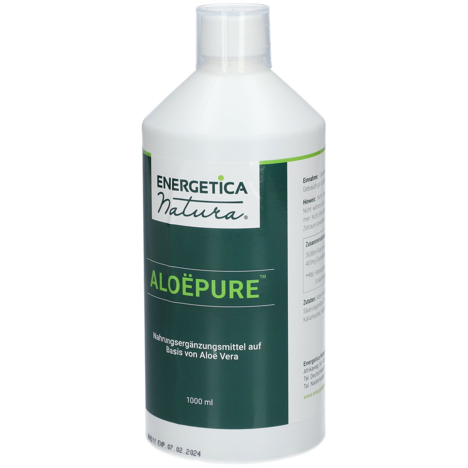 Energetica Natura Aloepure 1000 Ml - Shop Apotheke