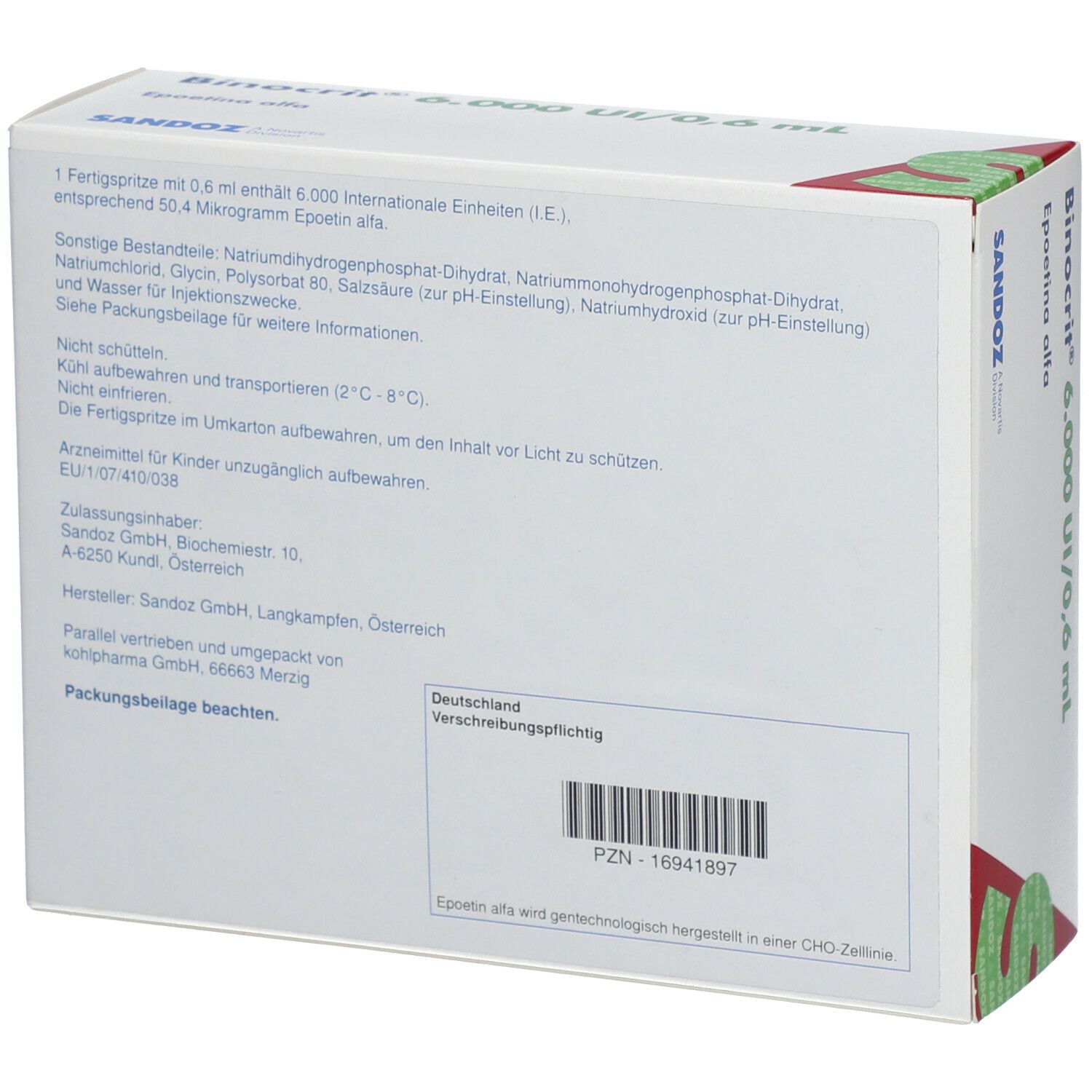 Binocrit 6.000 I.E./0,6 ml