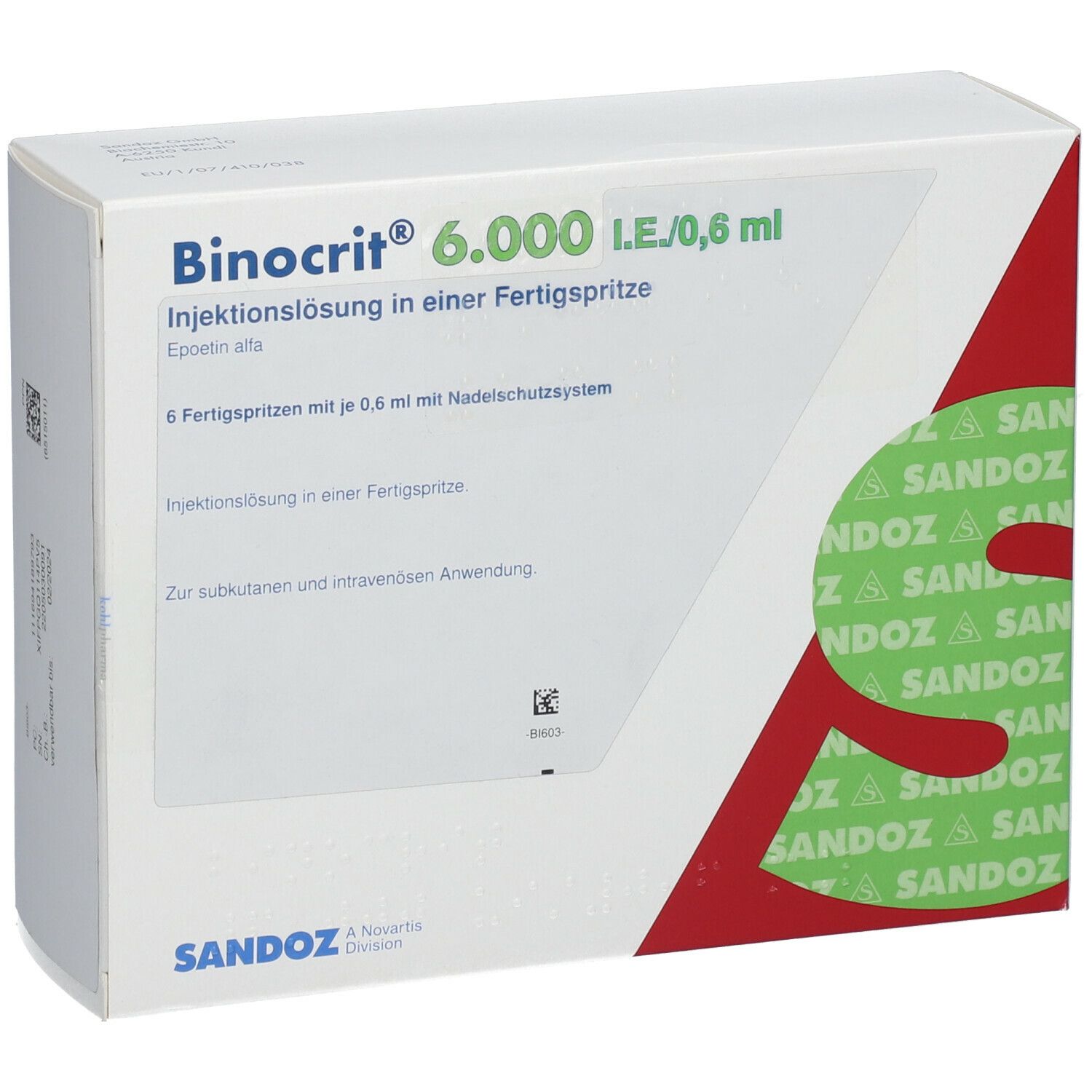 Binocrit 6.000 I.E./0,6 ml